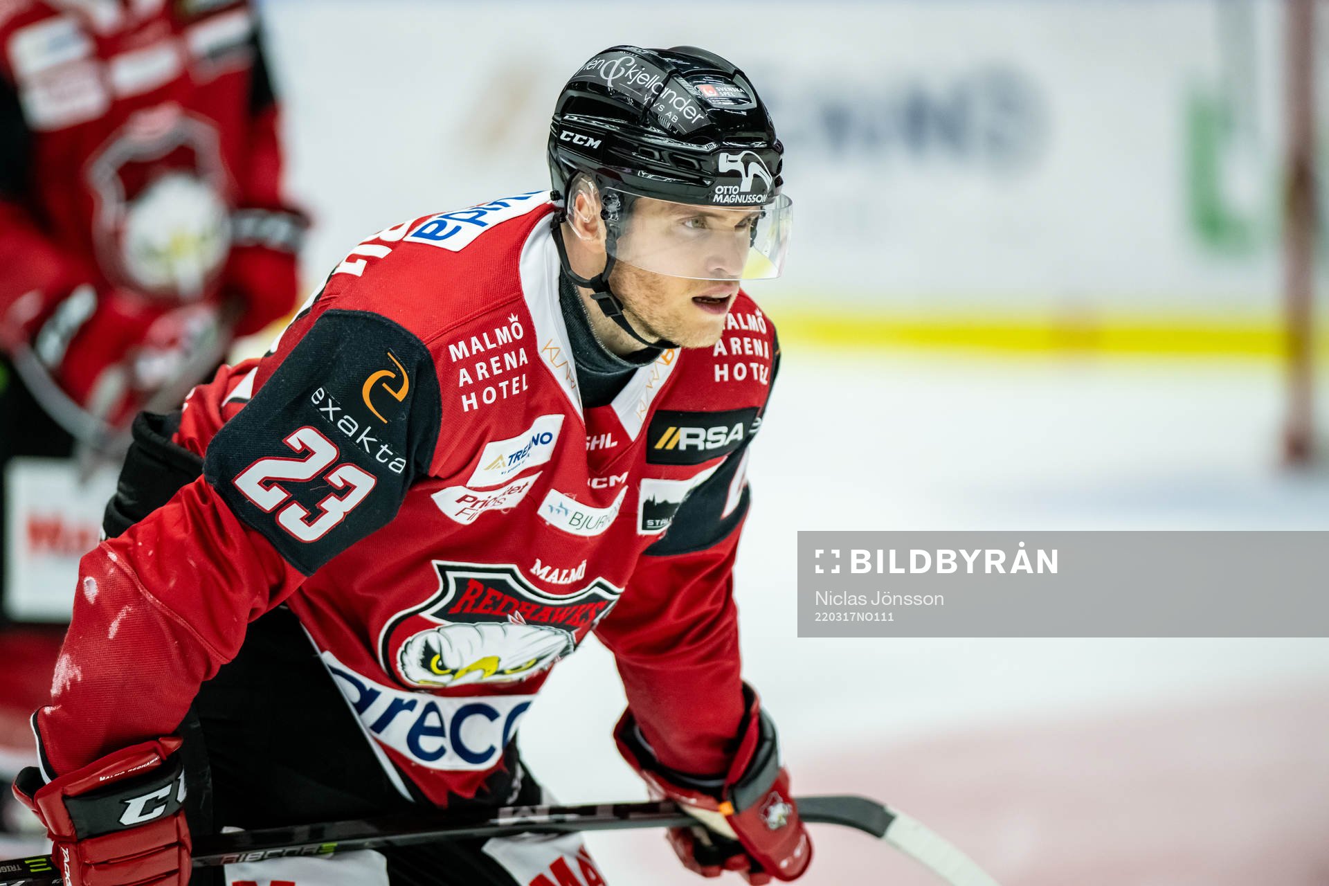 Malmö Redhawks Christoffer Forsberg deppar