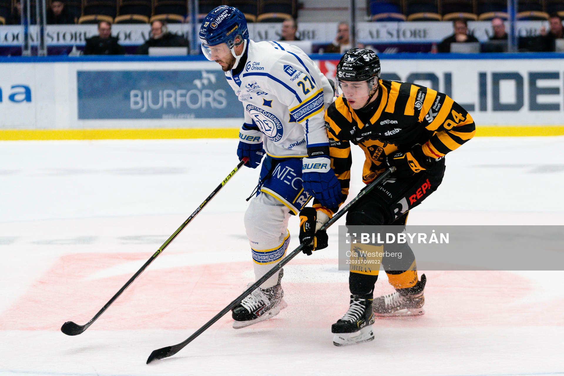 Leksands Marek Hrivik och Skellefteås Linus Karlsson