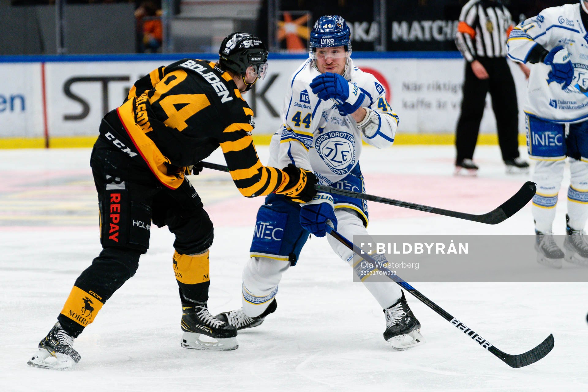 Skellefteås Linus Karlsson och Leksands Carter Ashton