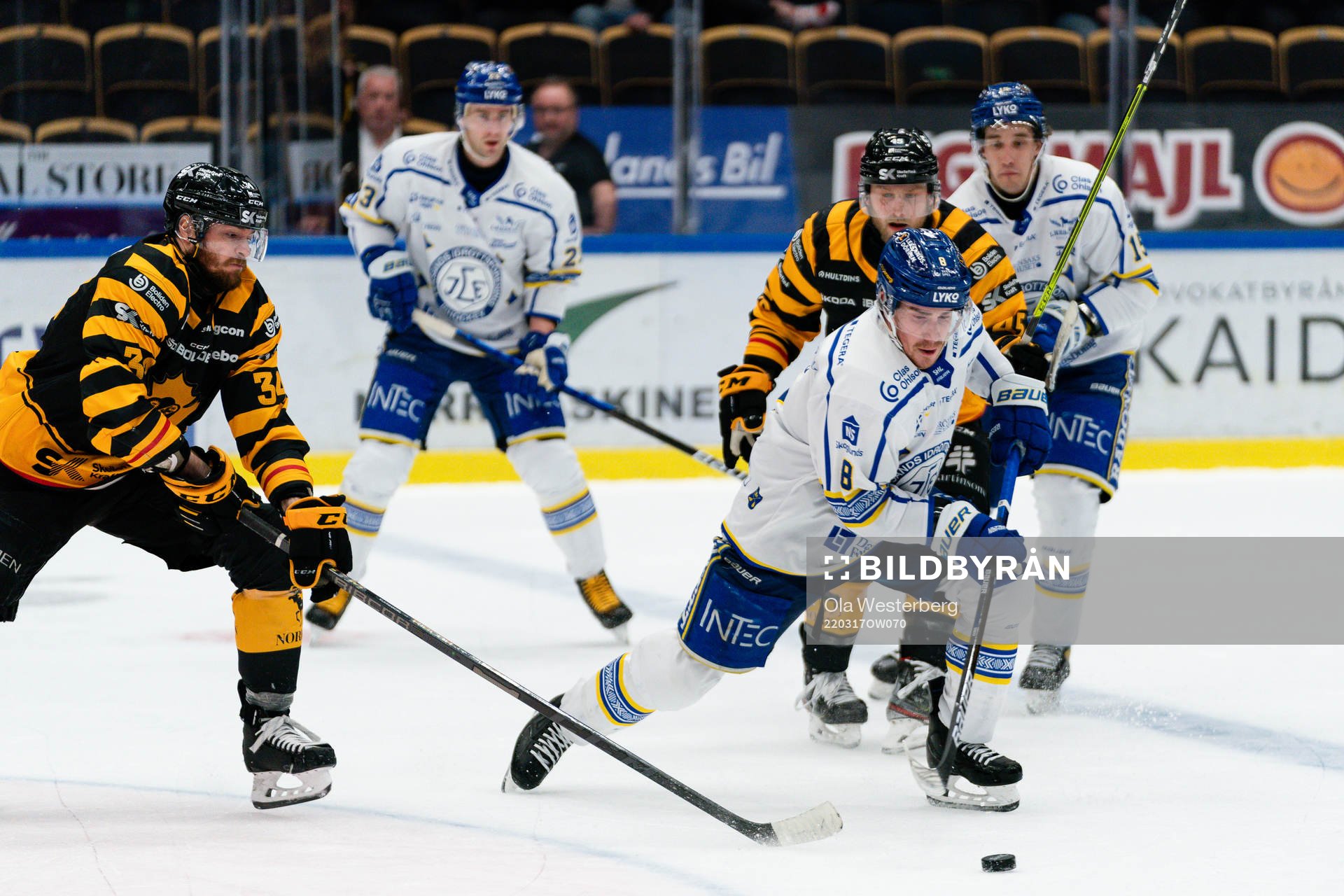 Skellefteås Tom Kühnhackl och Leksands Matt Caito