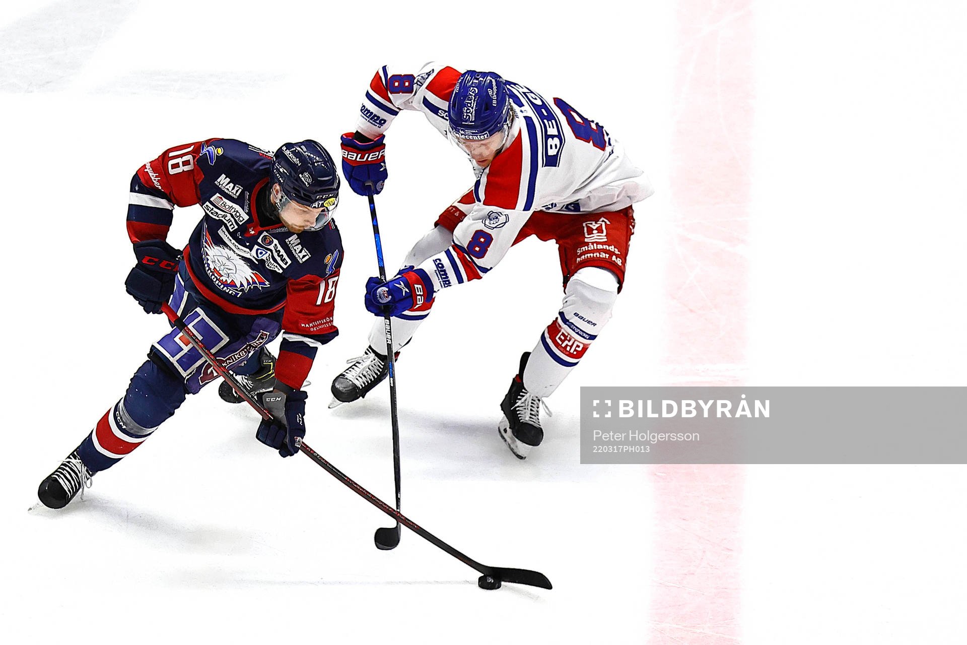 Linköpings Alexander Johansson och Oskarshamns Fredrik