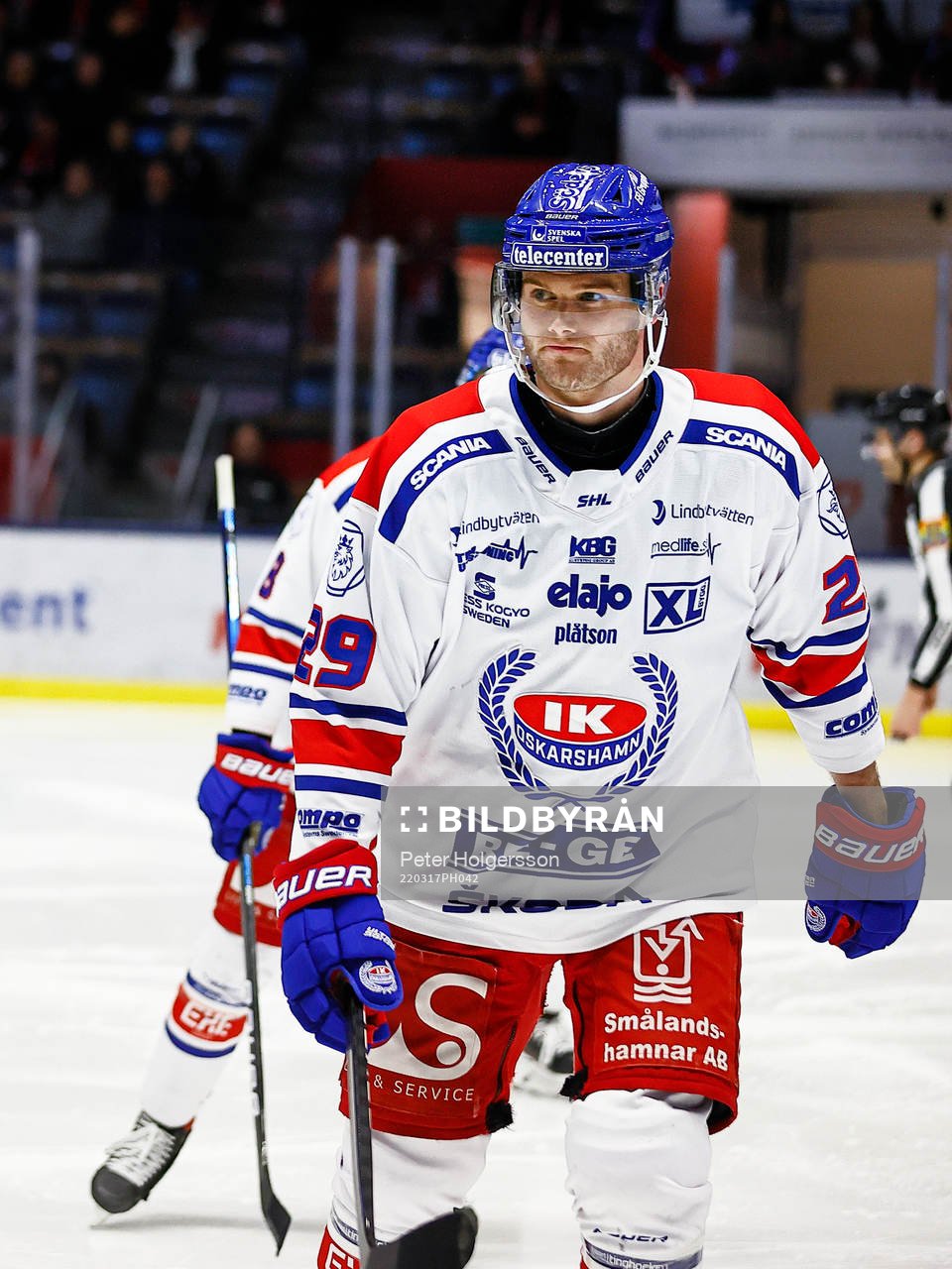 Oskarshamns Kim Rosdahl jublar