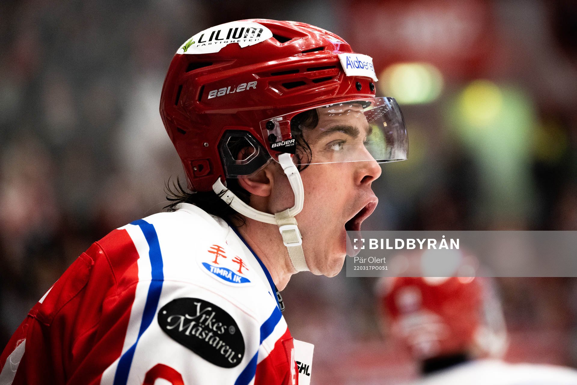 Timrås Viktor Lodin reagera