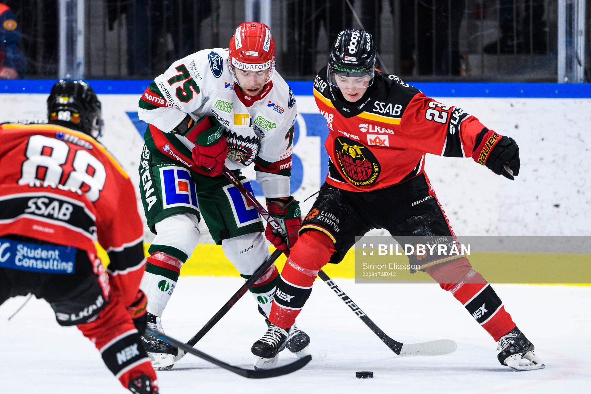 Frölundas Radan Lenc och Luleås Olli Nikupetri