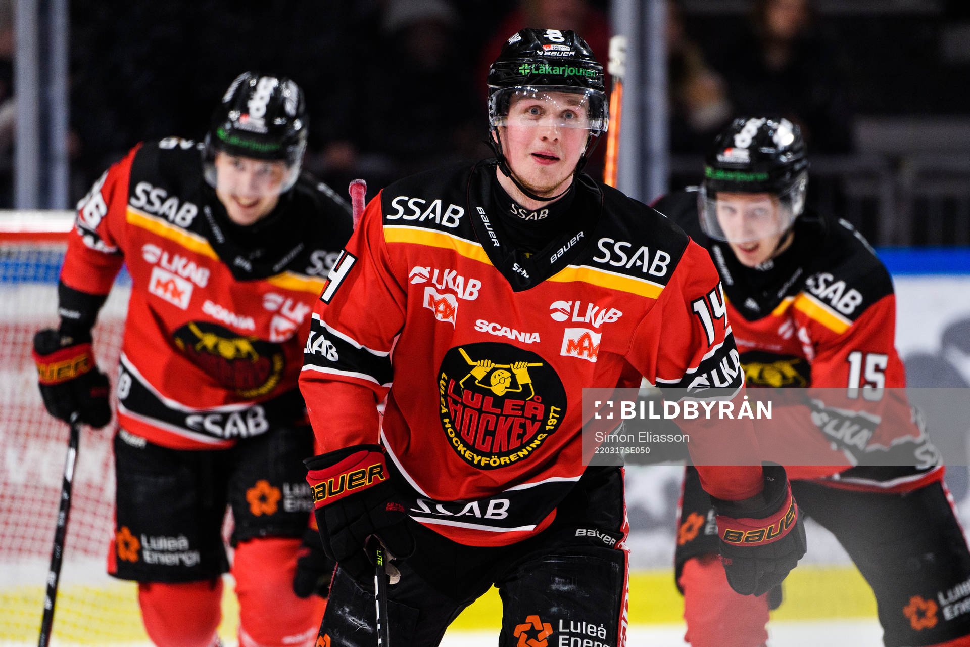 Luleås Jonas Berglund jublar