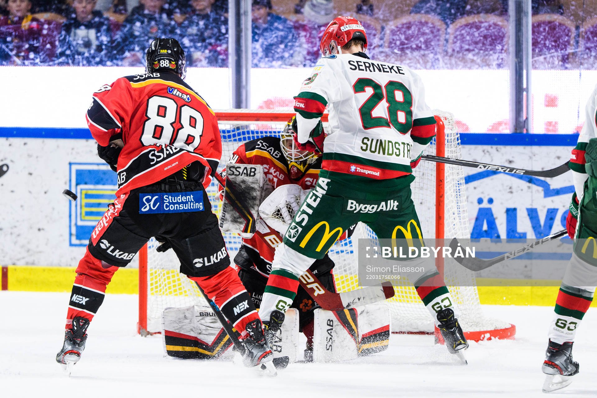 Luleås målvakt Joel Lassinantti