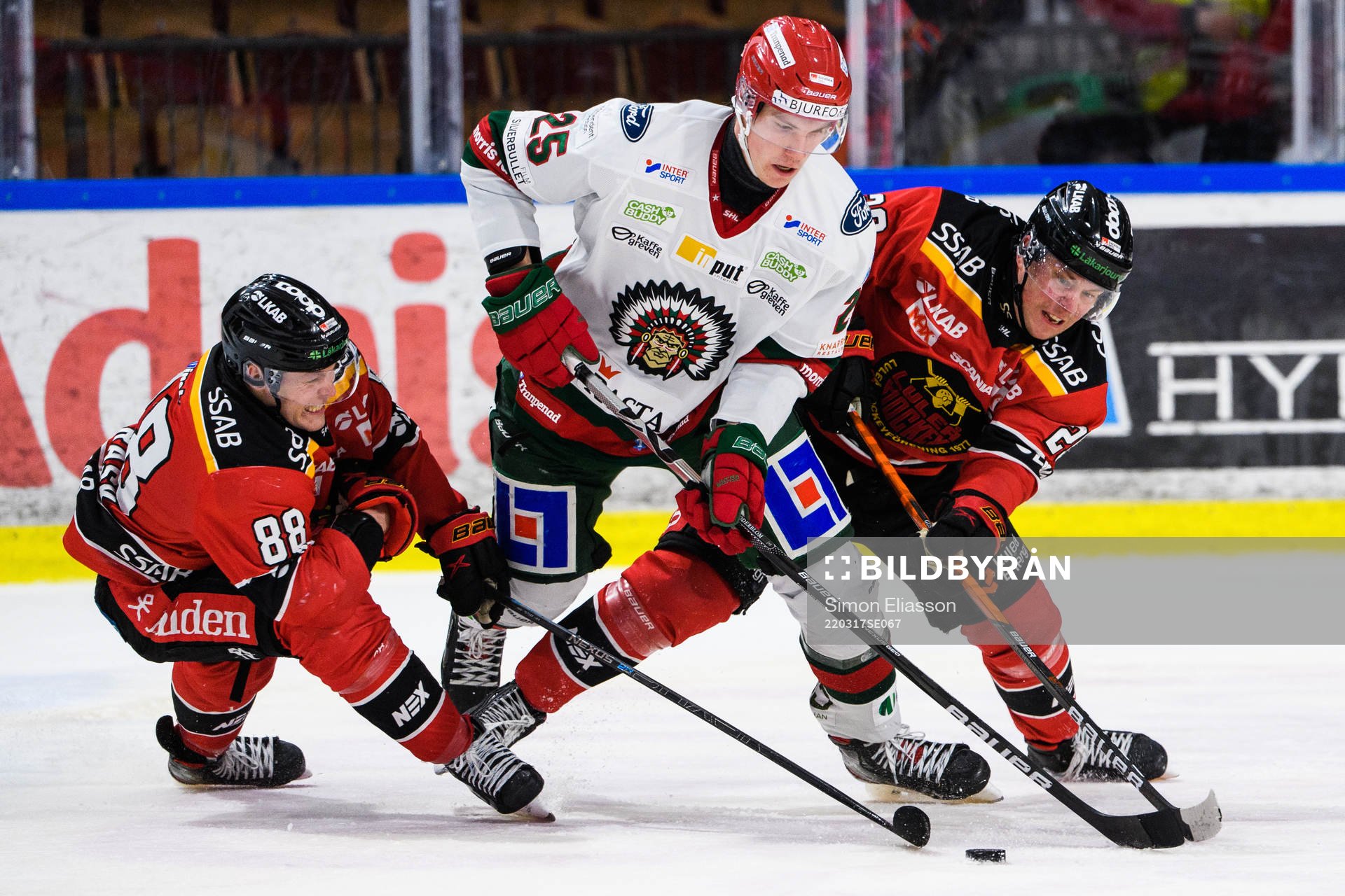 Luleås Joonas Rask, Frölundas Elmer Söderblom och