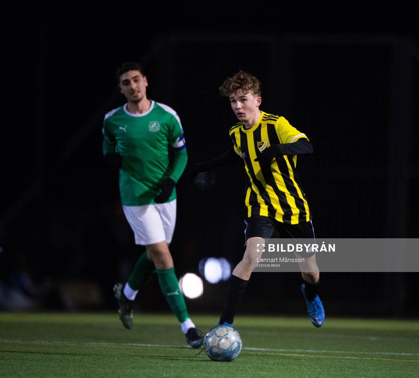i matchen för U16 mellan IFK Hässleholm och Hässleholms