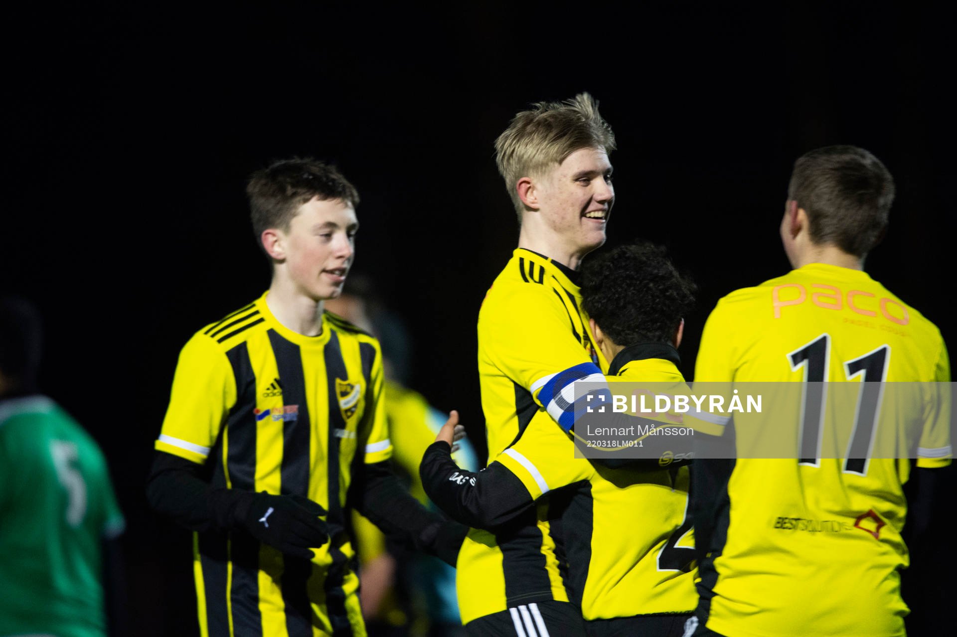 i matchen för U16 mellan IFK Hässleholm och Hässleholms