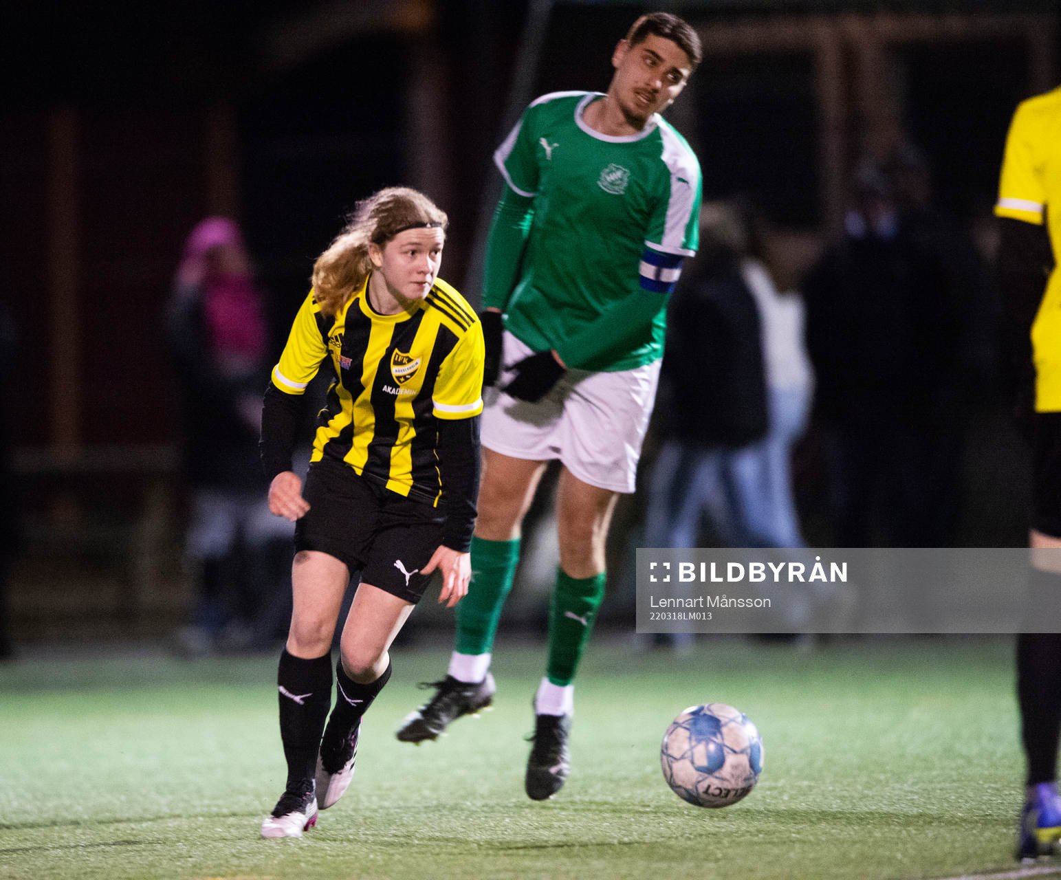 IFK Hässleholms Hanna Sjödahl  i matchen för U16 mellan