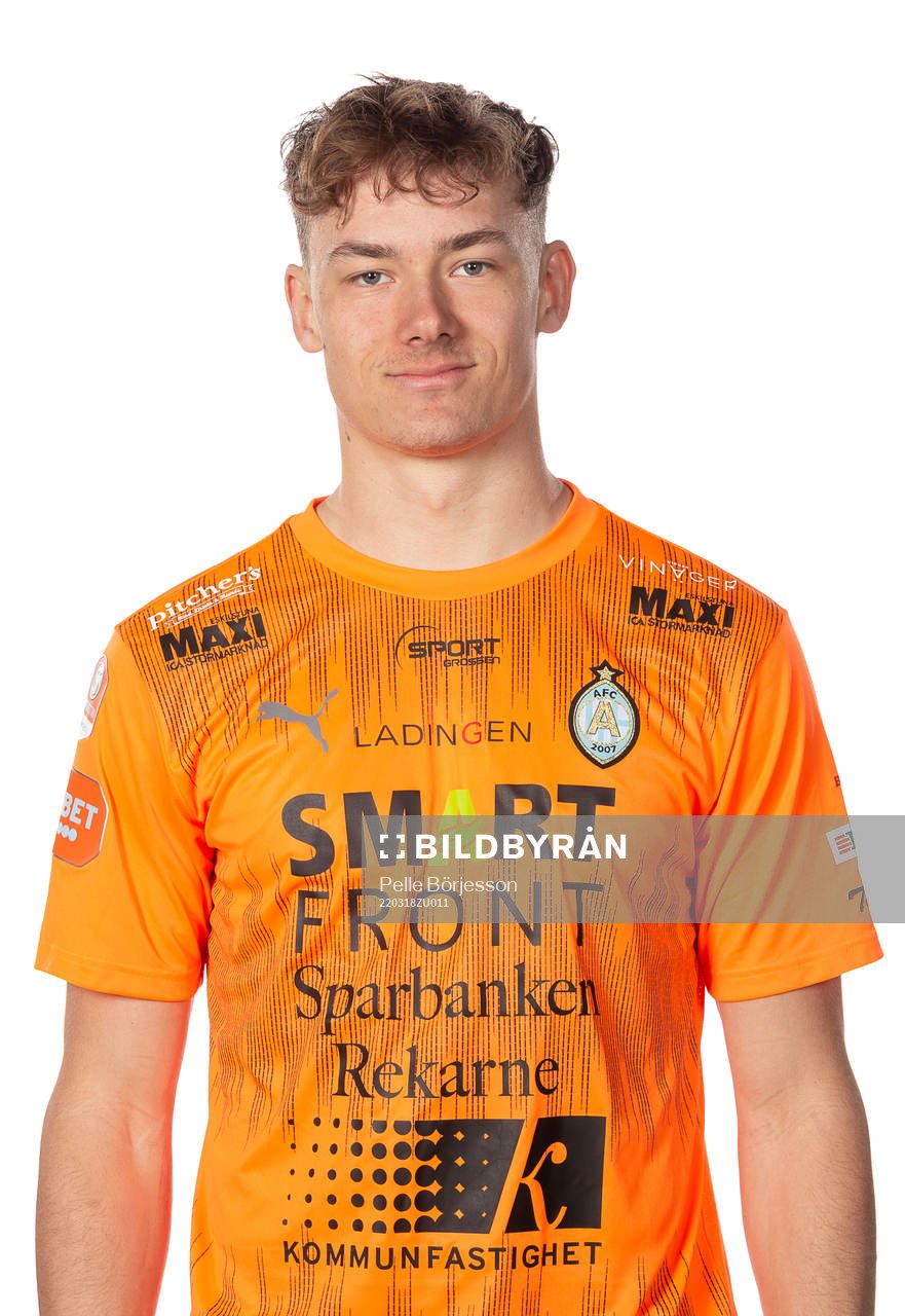 Eskilstunas Anton Ekeroth poserar för ett porträtt den 18 mars 202i Eskilstuna.
