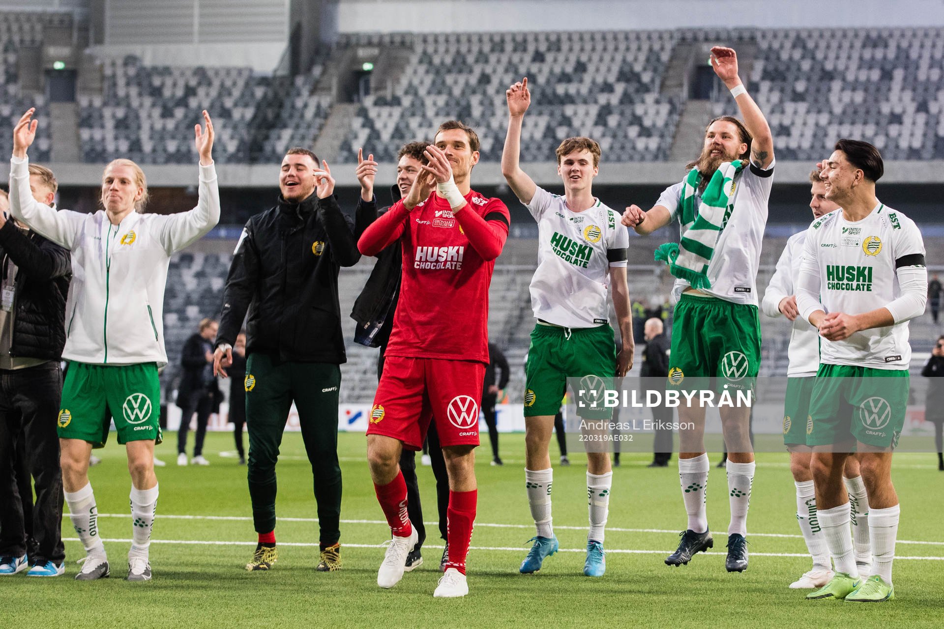 under semifinalen i Svenska Cupen i fotboll mellan Hammarby