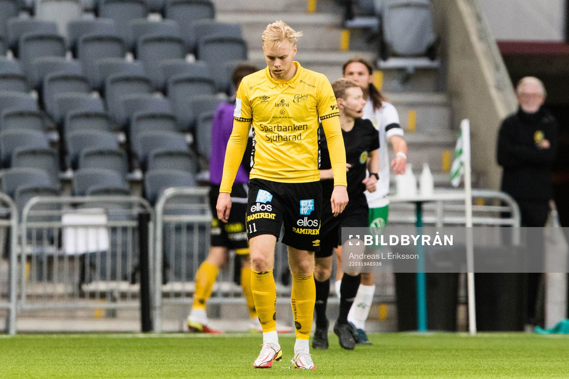 Elfsborgs Sveinn Gudjohnsen deppar
