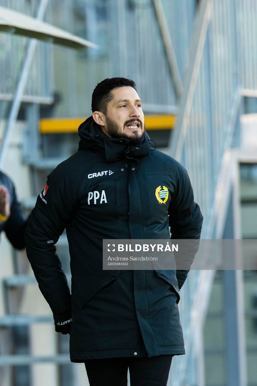 Hammarbys tränare Pablo Pinones-Arce