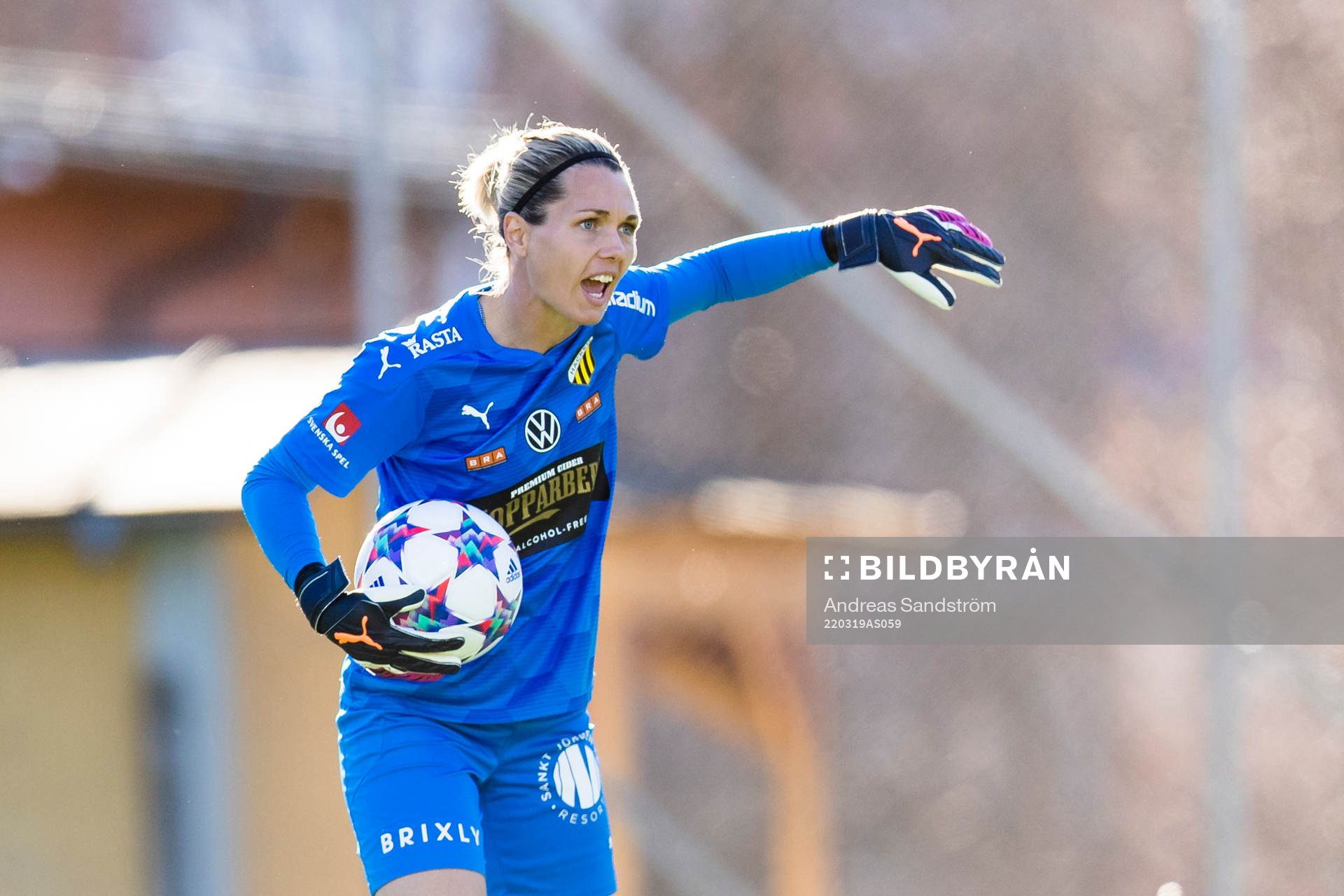 Häckens målvakt Jennifer Falk