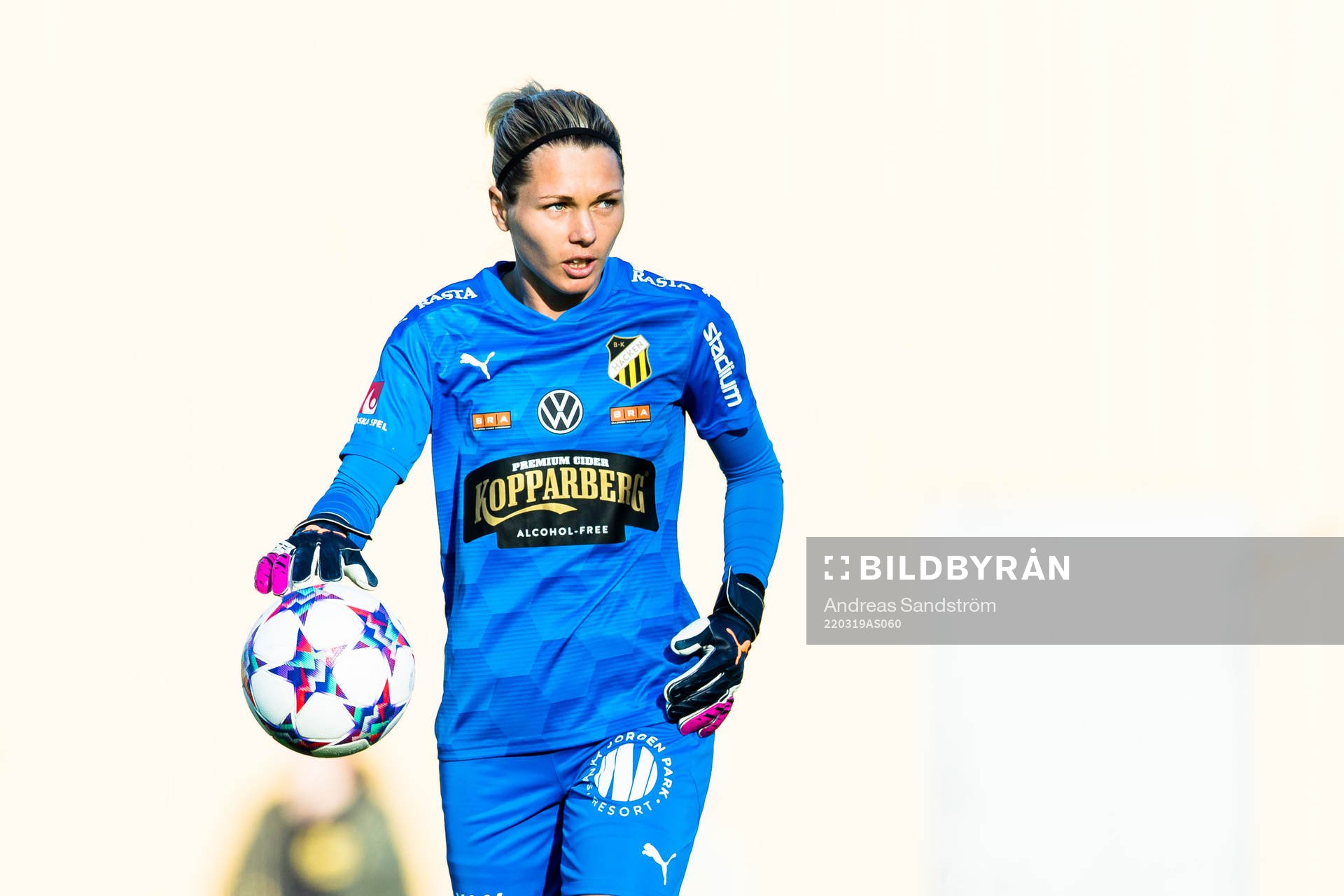Häckens målvakt Jennifer Falk