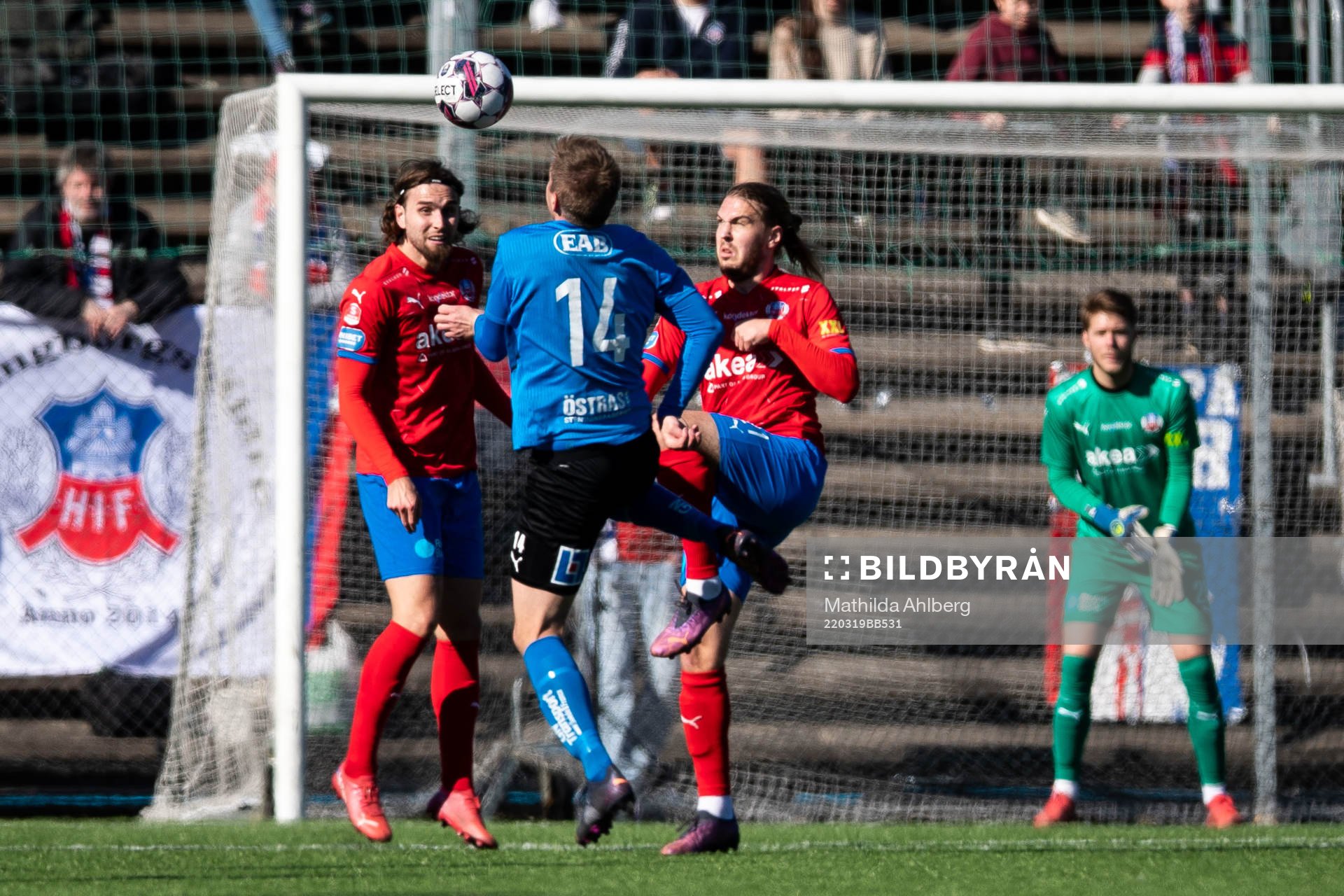 Helsingborgs Ali Suljic och Charlie Weberg