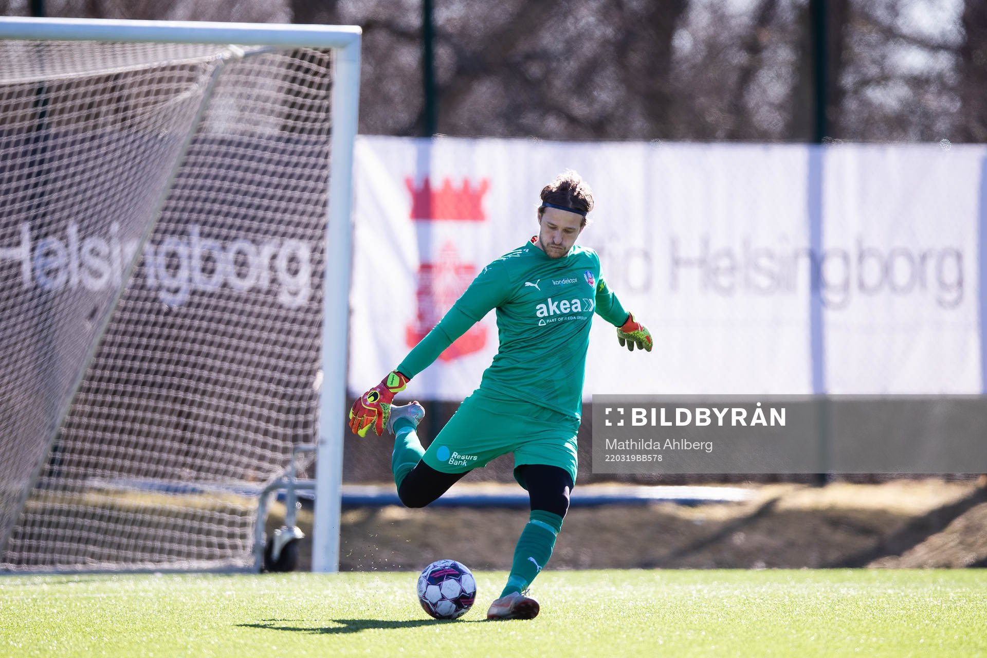 Helsingborgs målvakt Anders Lindegaard