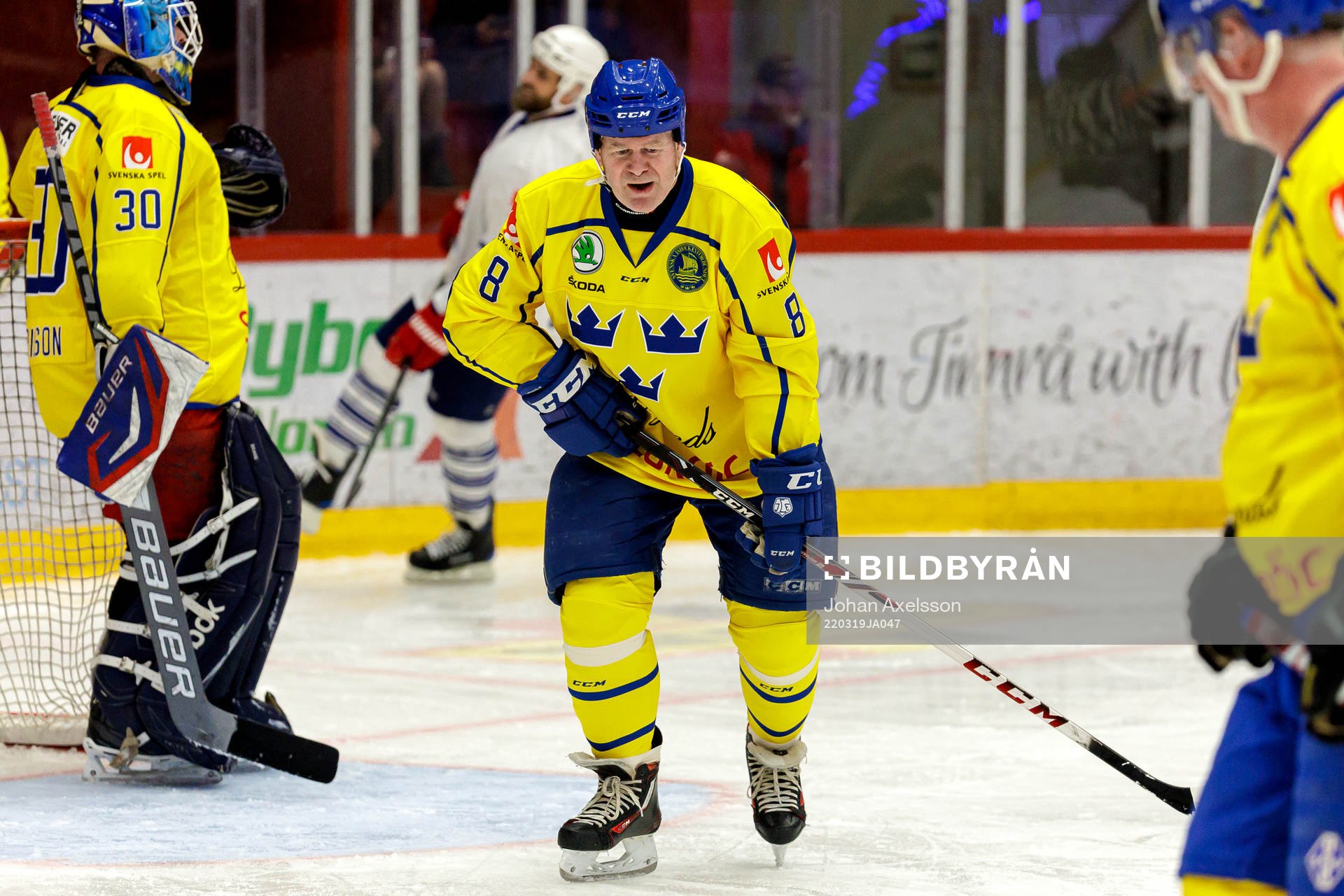Tre kronor legends Magnus Svensson har ont