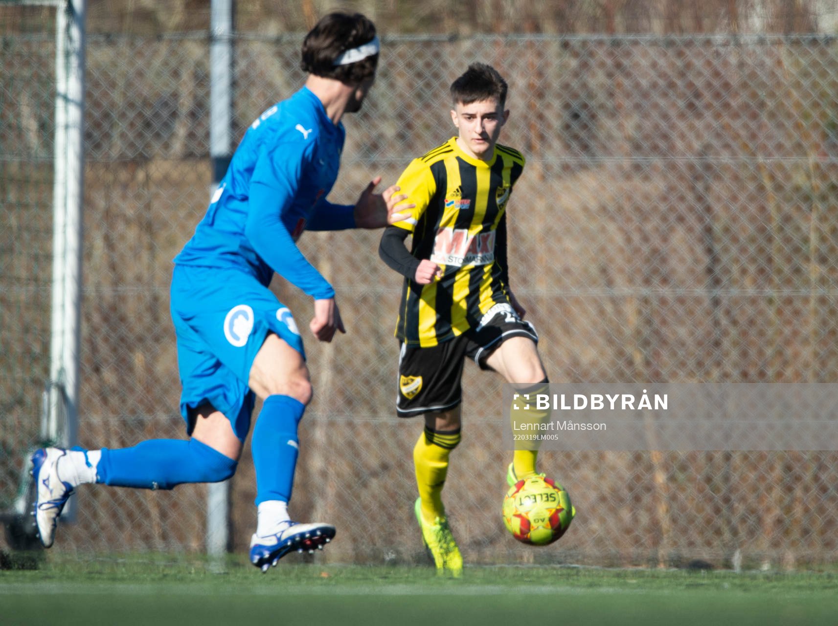 IFK Hässleholms Armin Culum  i träningsmatchen mellan IFK