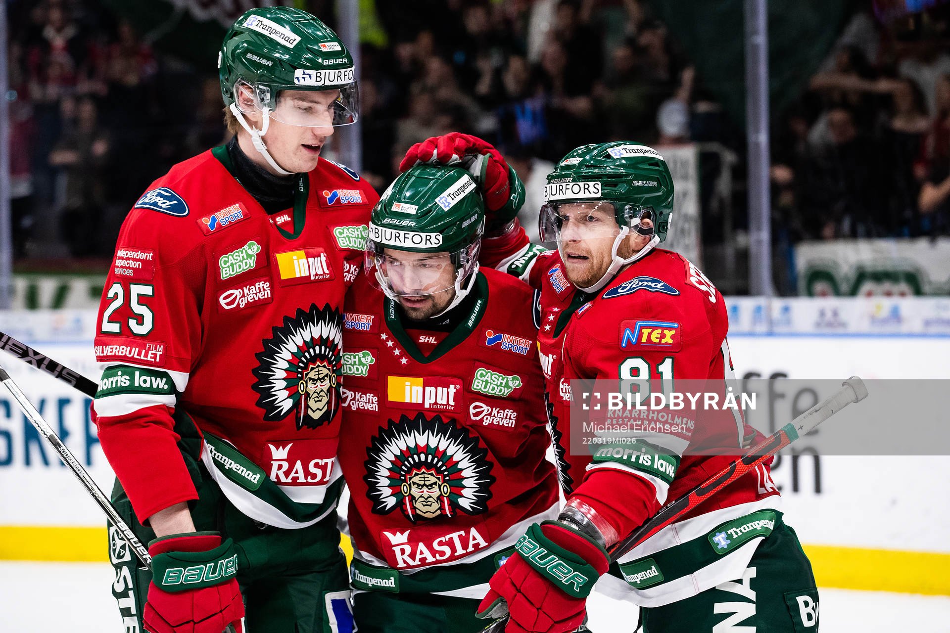 Frölundas Patrik Carlsson jublar
