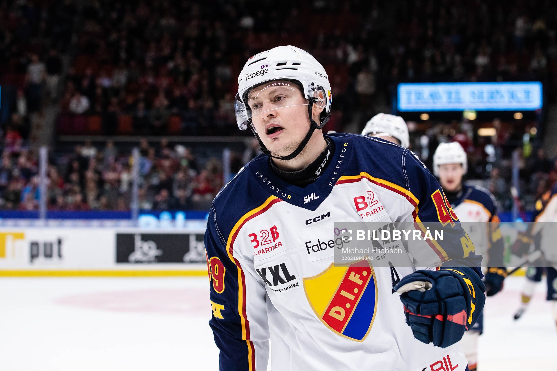 Djurgårdens Rhett Rakhshani jublar