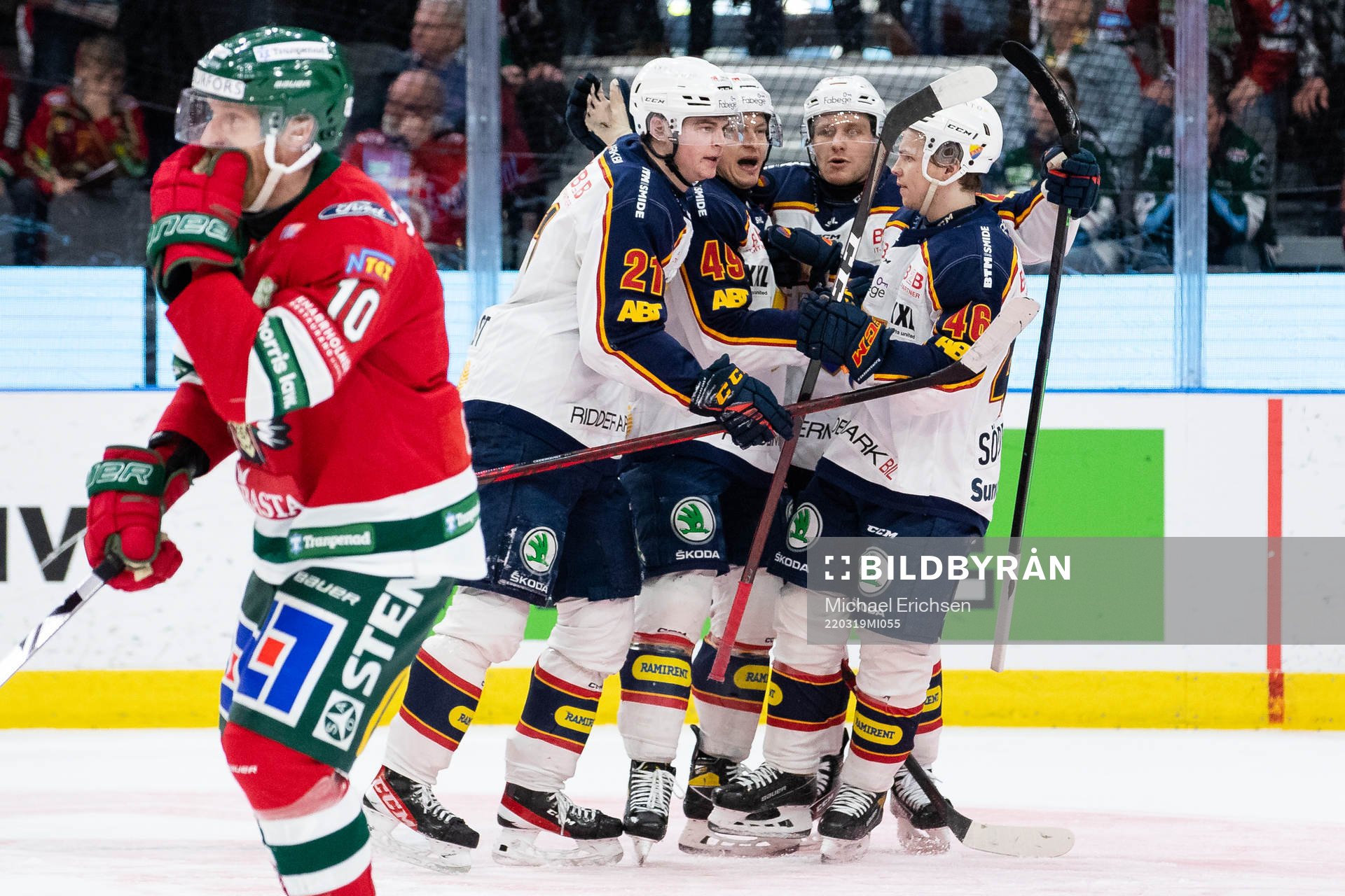 Djurgårdens Rhett Rakhshani jublar