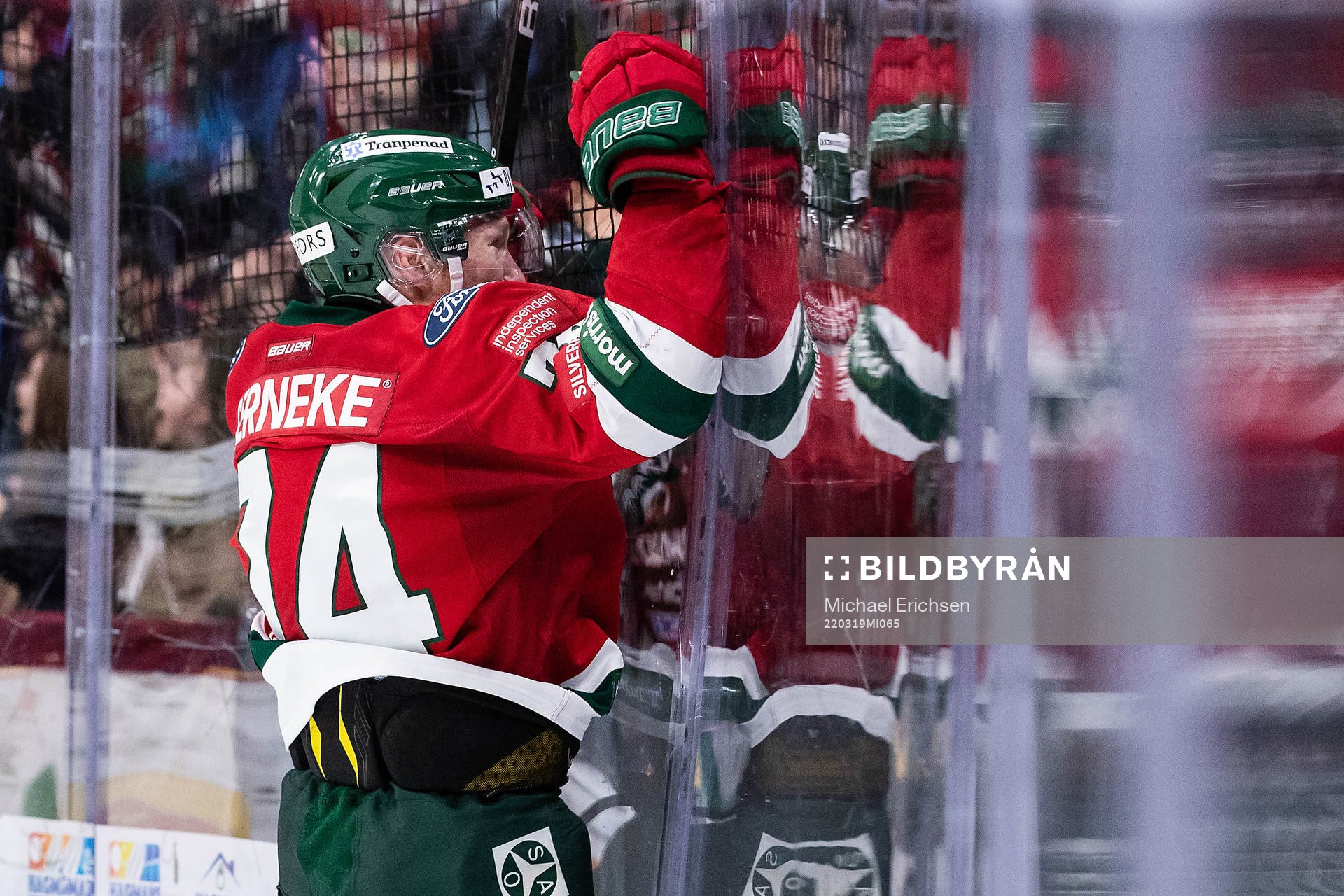 Frölundas Andreas Borgman jublar