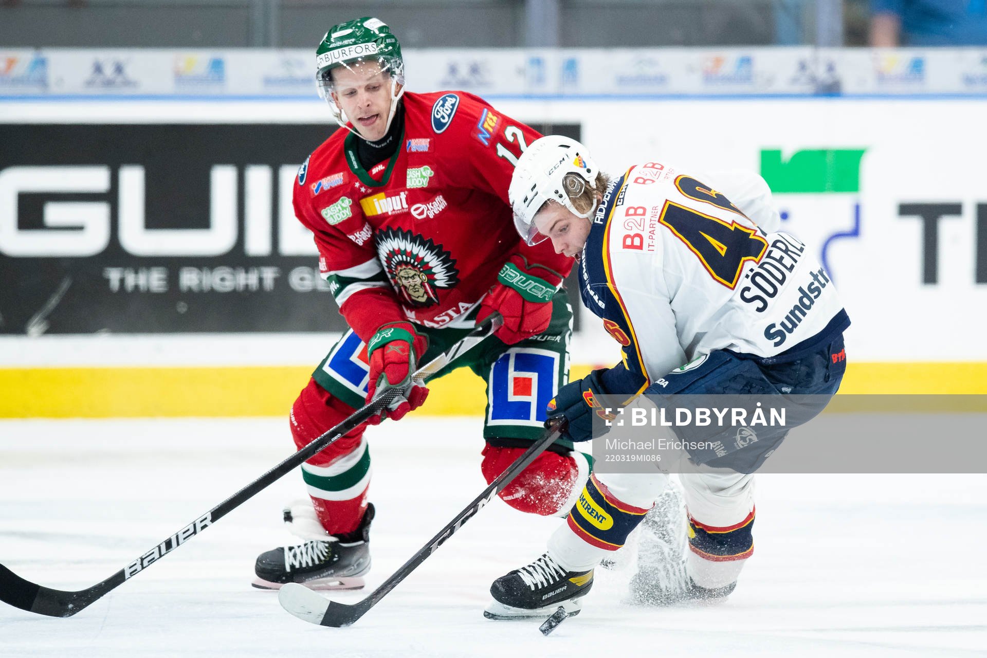 Frölundas Max Friberg och Djurgårdens Tim Söderlund