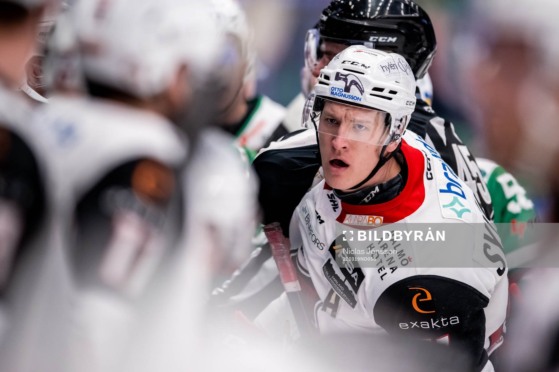 Malmö Redhawks Emil Sylvegård reagerar