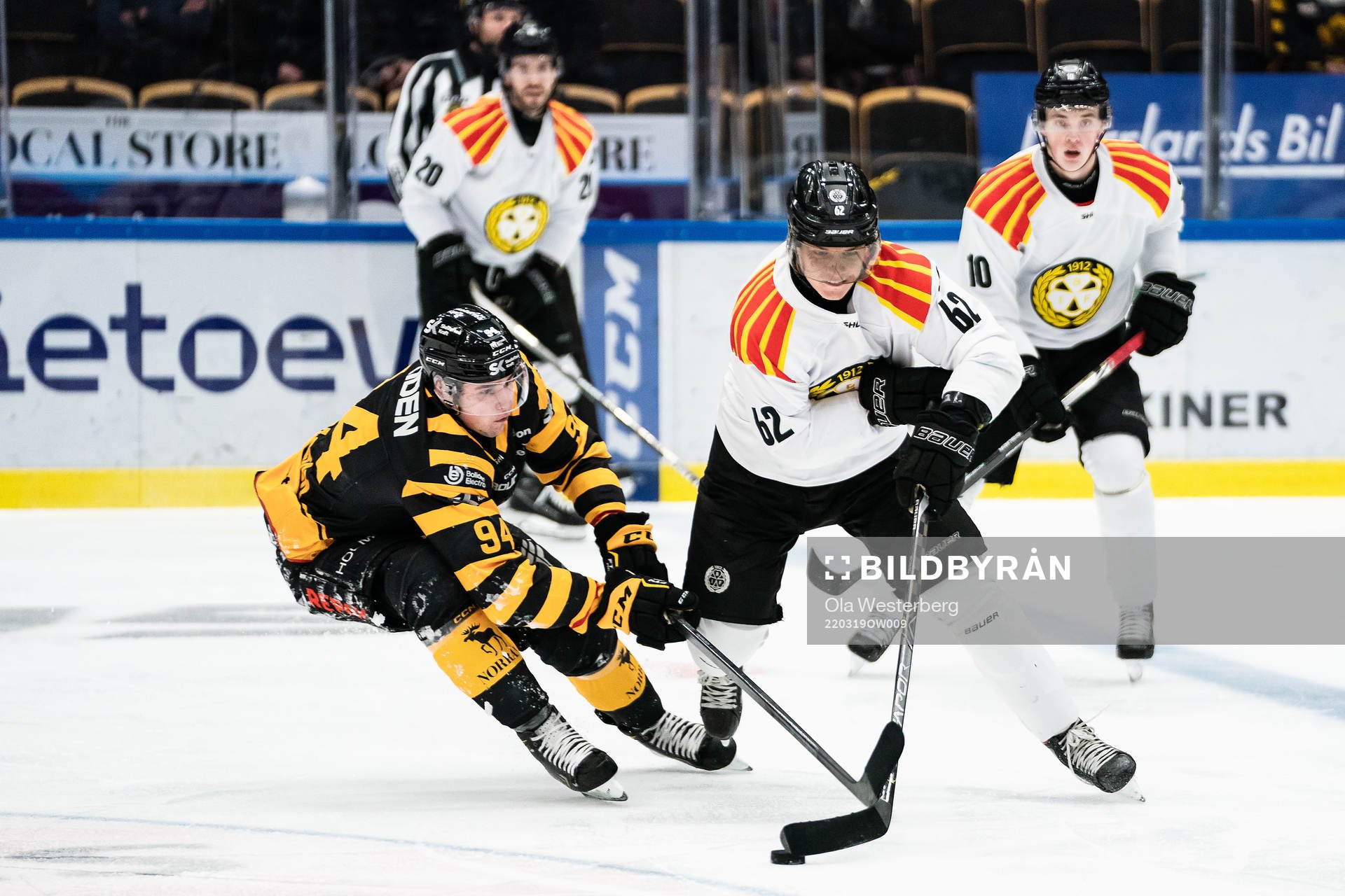 Skellefteås Linus Karlsson och Brynäs Tom Hedberg
