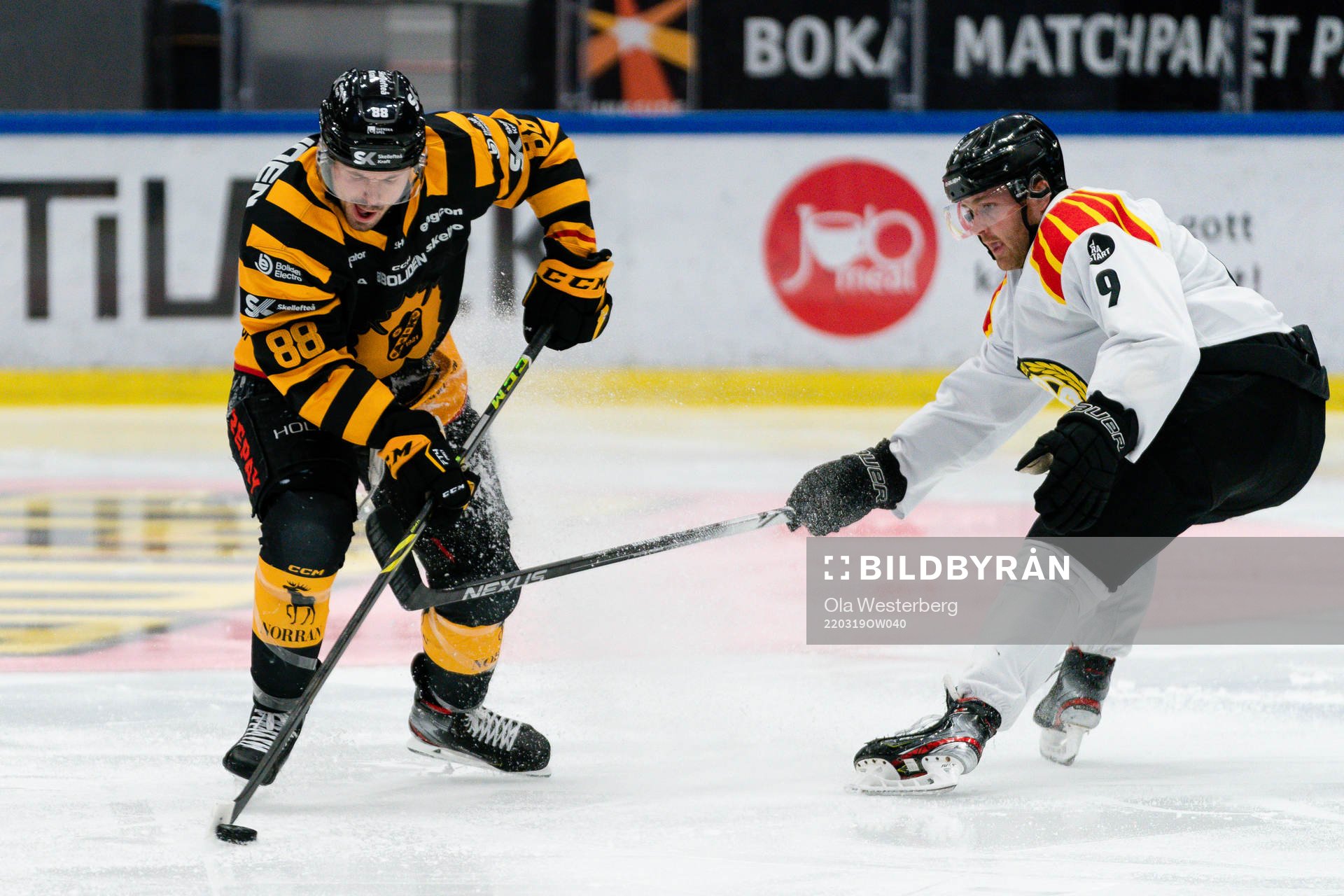 Skellefteås Jayce Hawryluk och Brynäs Anton Mylläri