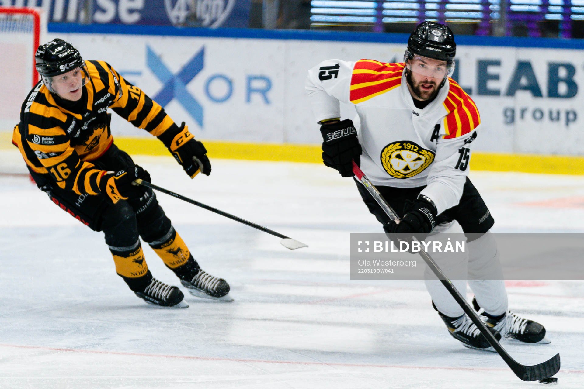 Skellefteås Linus Lindström och Brynäs Simon Bertilsson