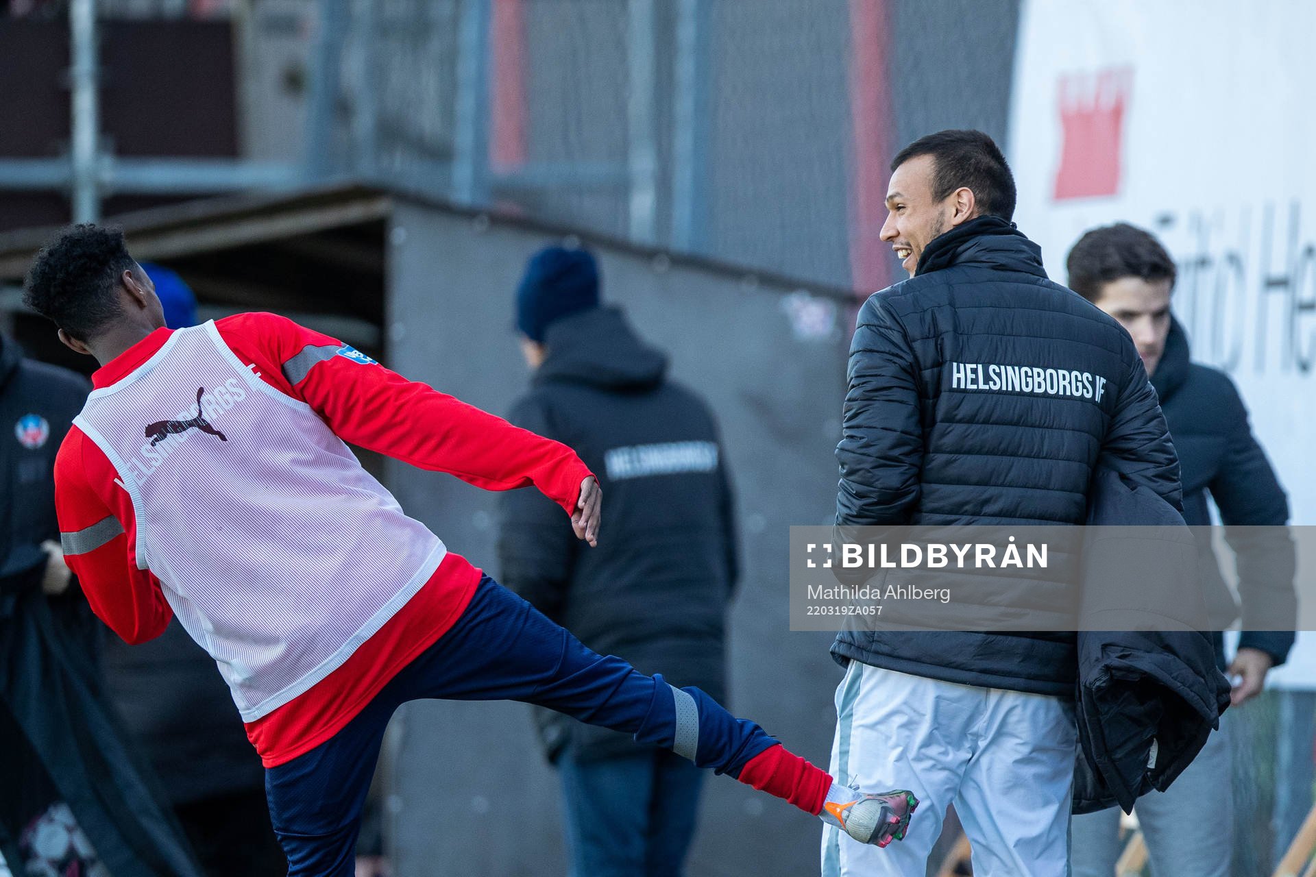 Helsingborgs Taha Ali och Sumar Almadjed
