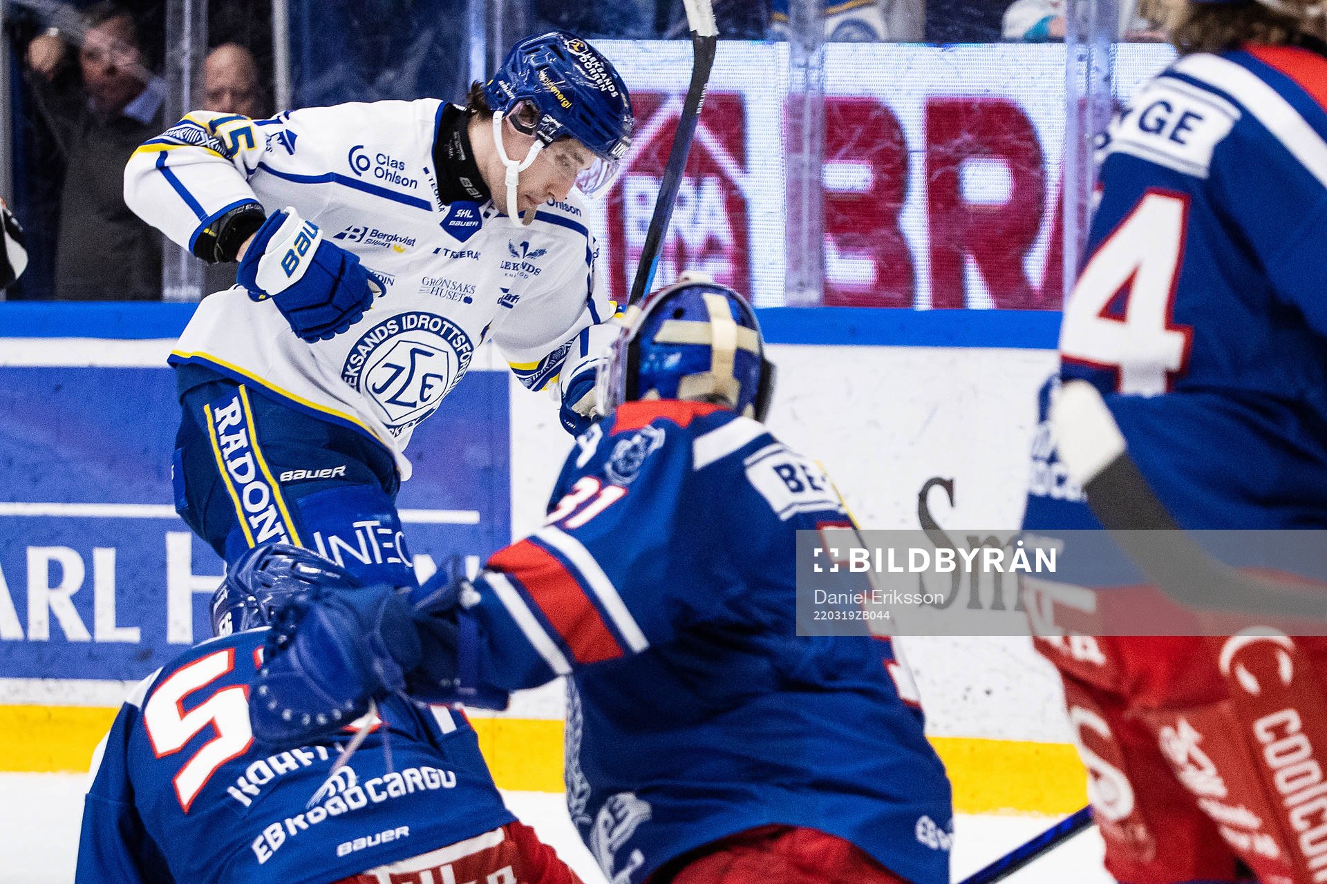 Leksands Max Veronneau jublar