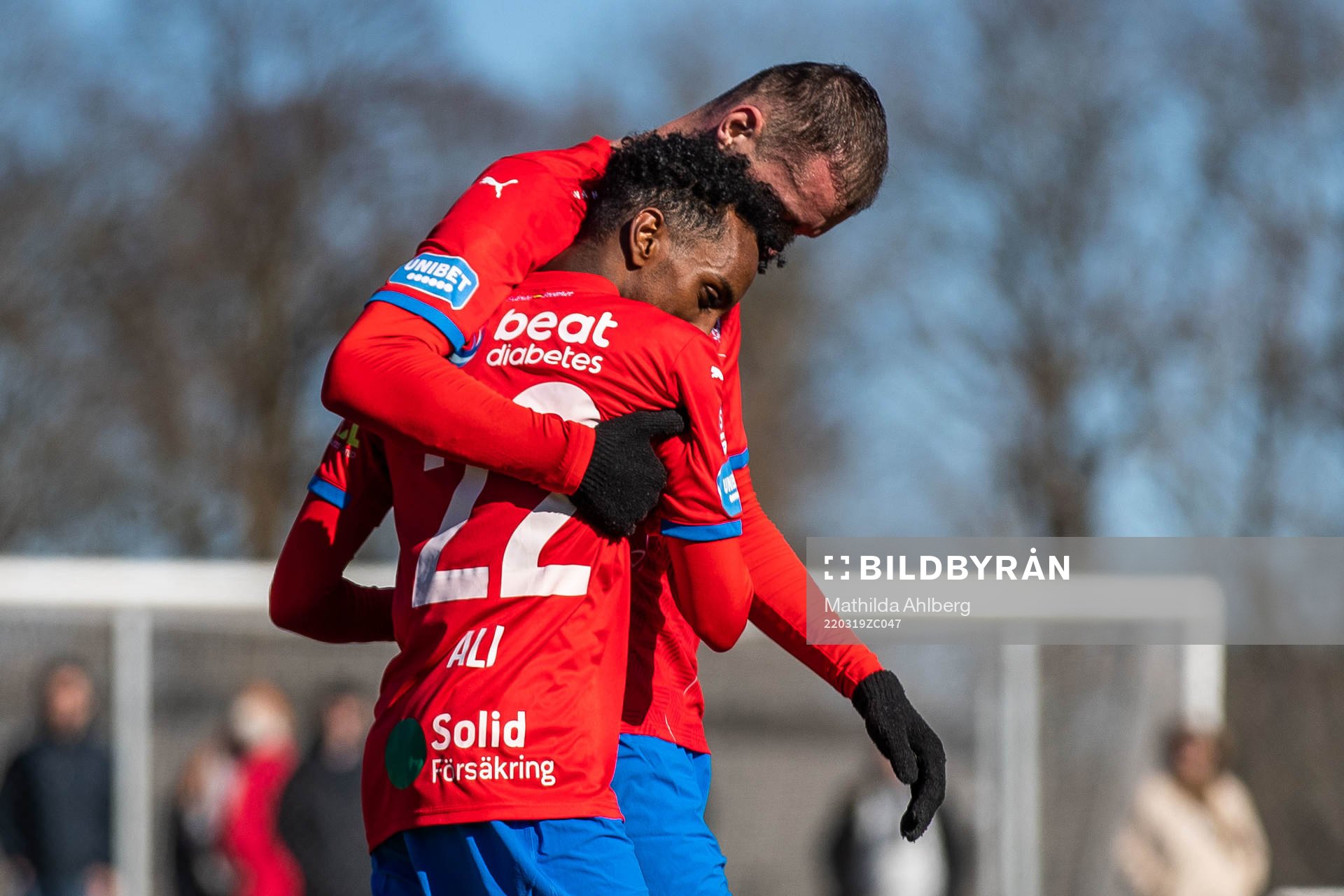 Helsingborgs Albert Ejupi och Taha Ali