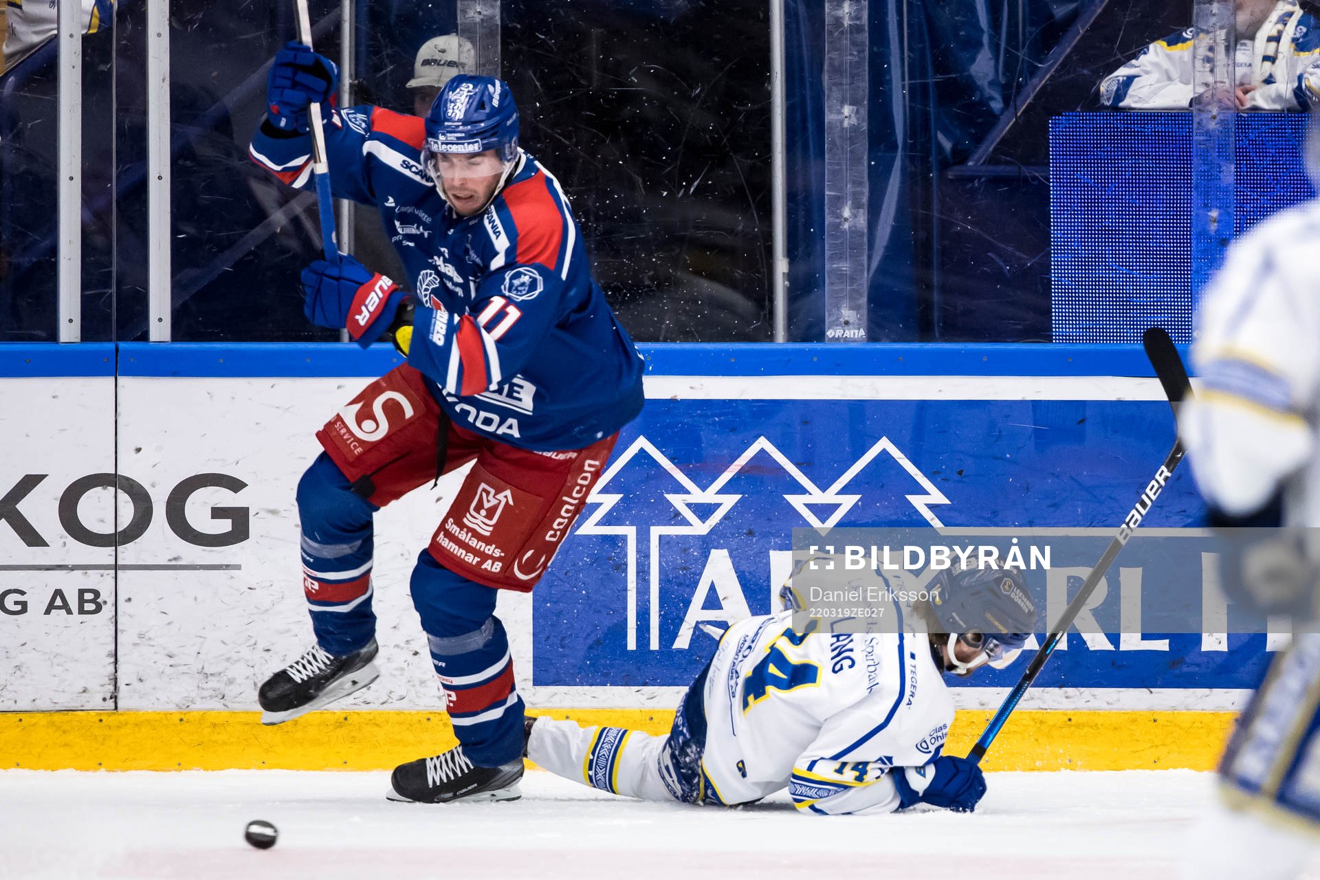 Oskarshamns Joakim Thelin och Leksands Oskar Lang
