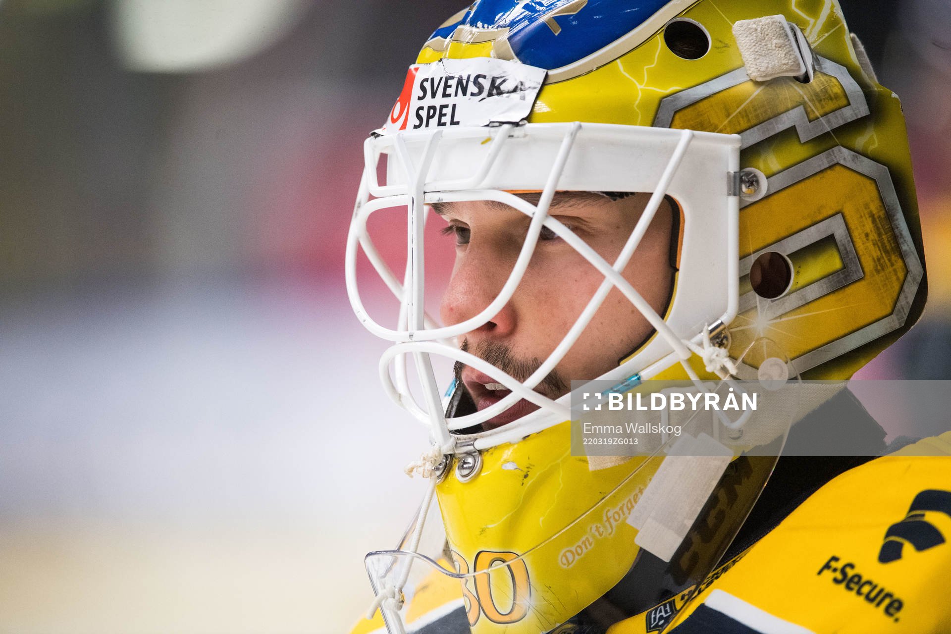 Södertäljes målvakt Fredrik Bergvik
