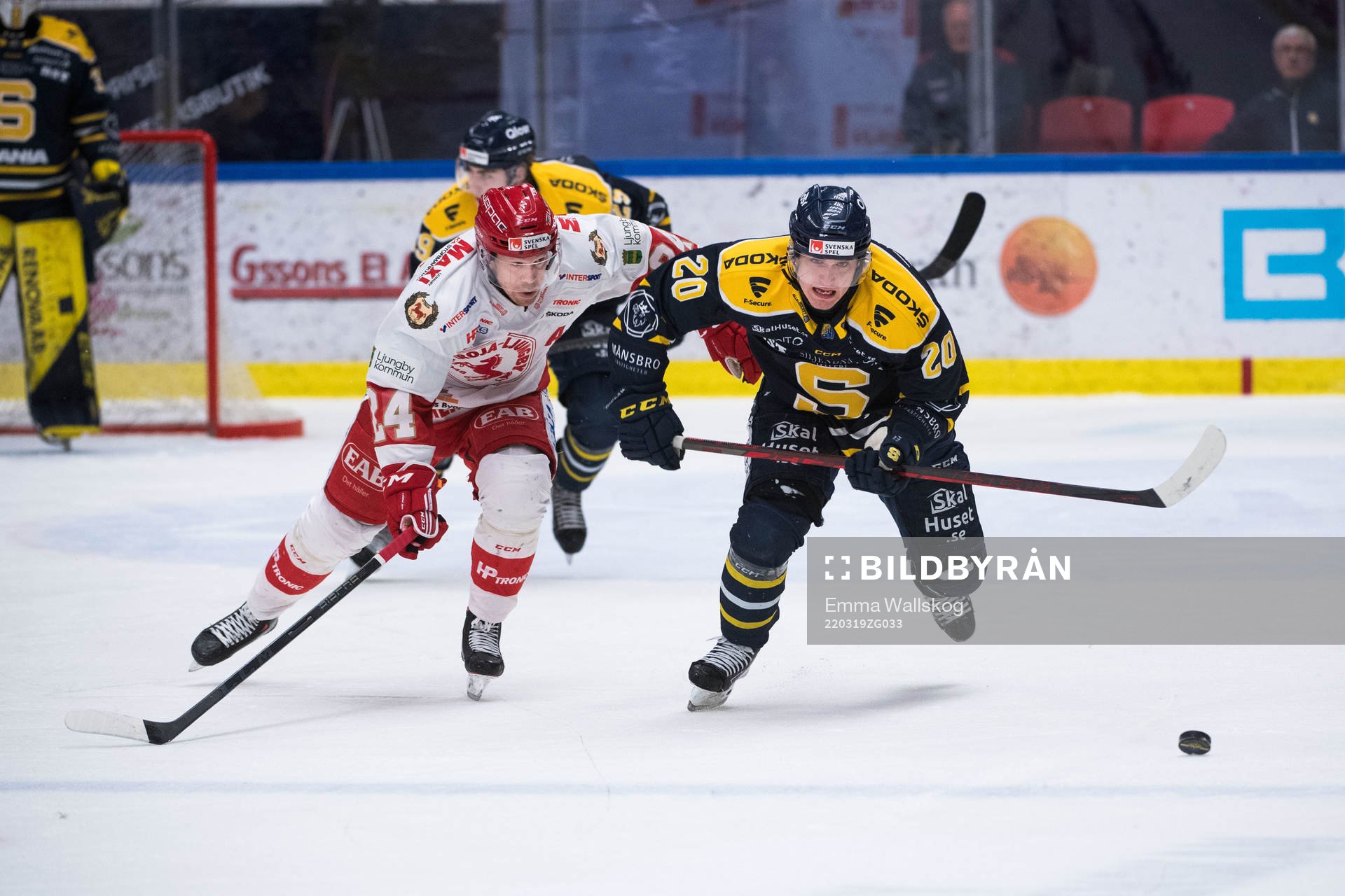 Troja/Ljungbys Joakim Hillding och Södertäljes Nikola