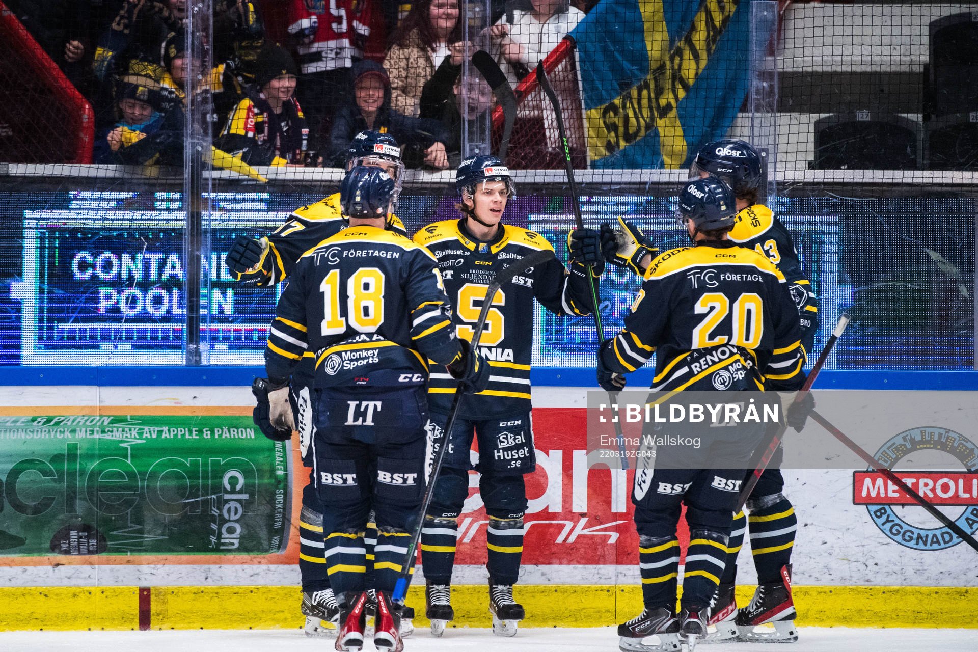Södertäljes Albert Sjöberg jublar