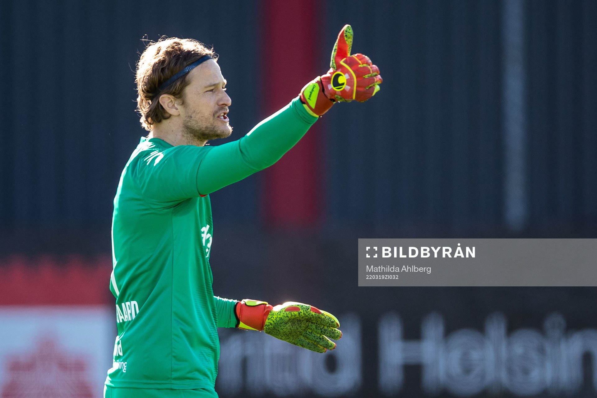 Helsingborgs målvakt Anders Lindegaard