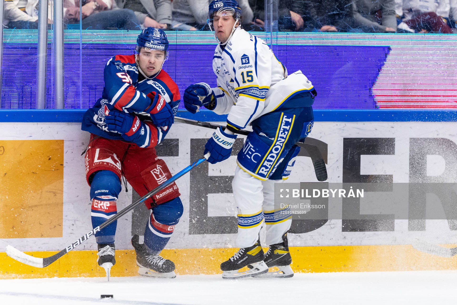 Oskarshamns David Quenneville och Leksands Max Veronneau