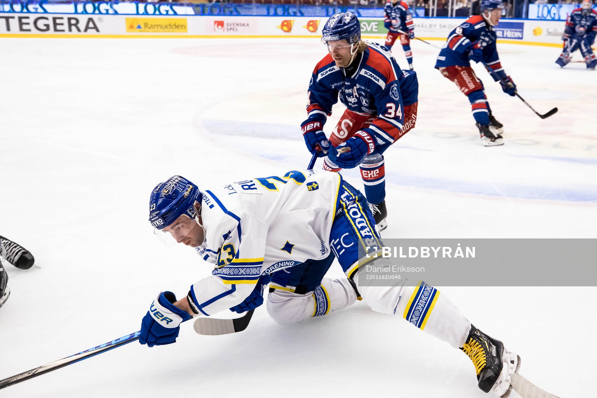 Leksands Mikael Ruohomaa och Oskarshamns Philip Samuelsson