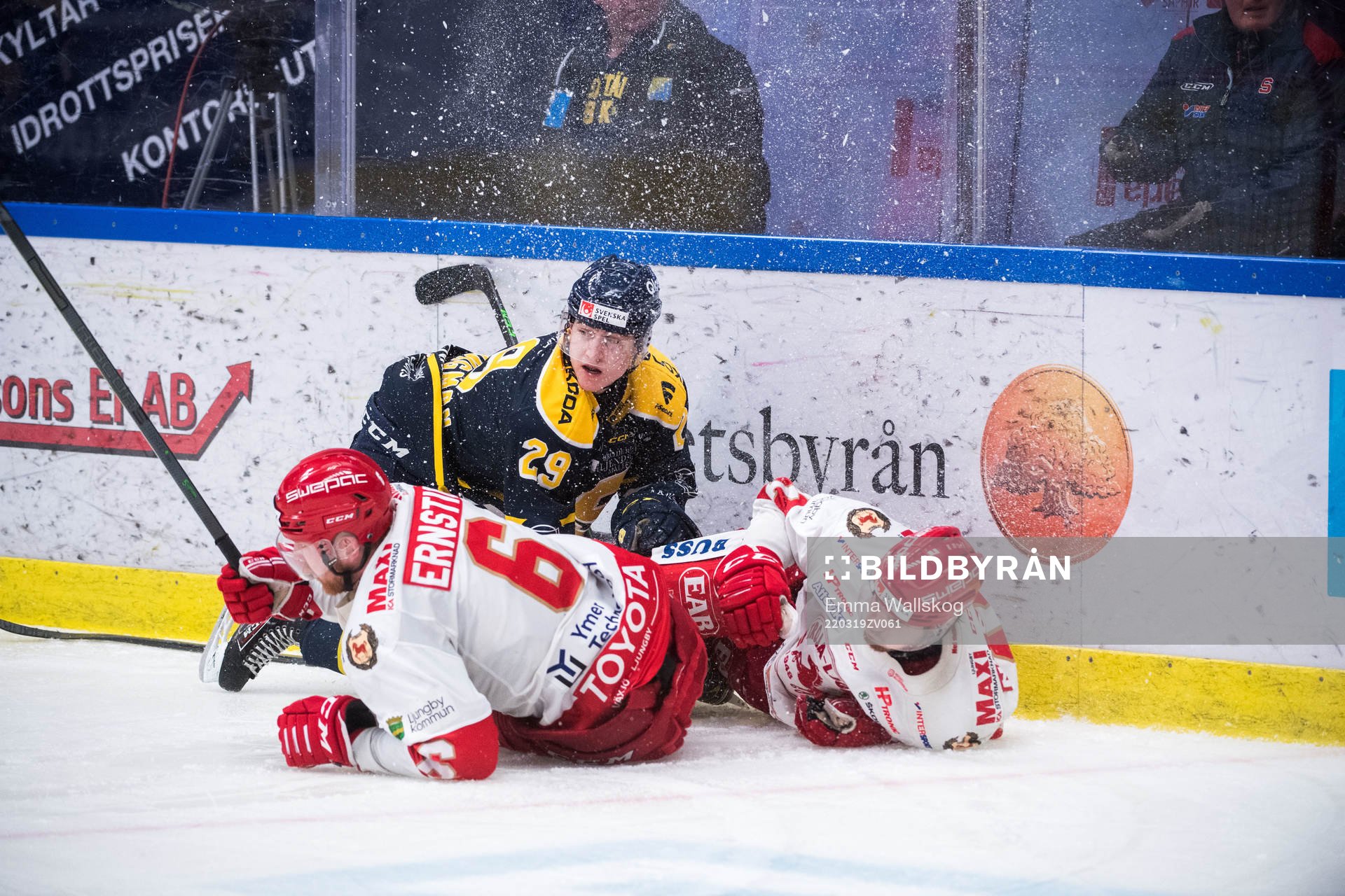 Södertäljes Daniel Ljungman och Troja/Ljungbys Carl