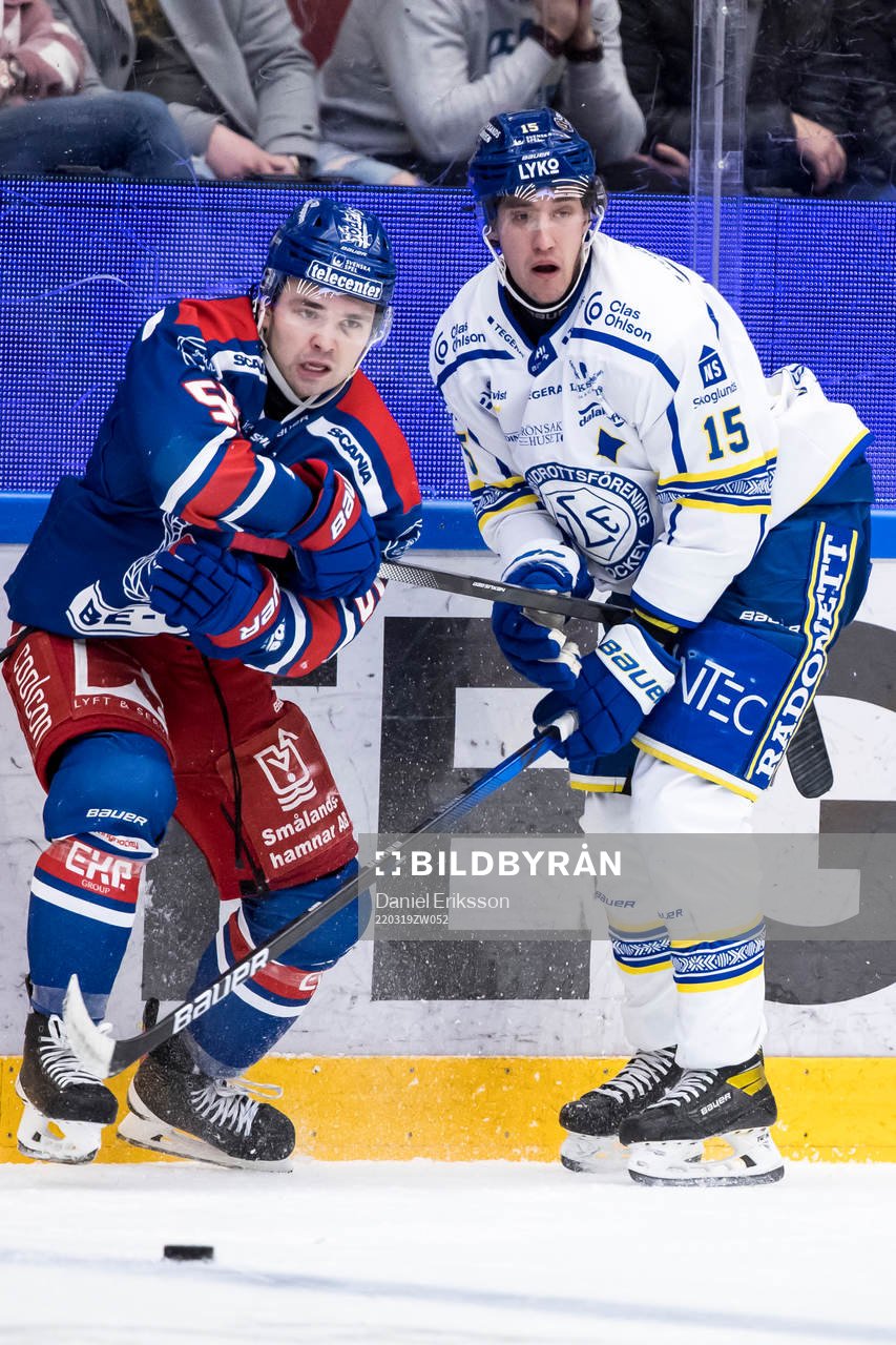 Oskarshamns David Quenneville och Leksands Max Veronneau