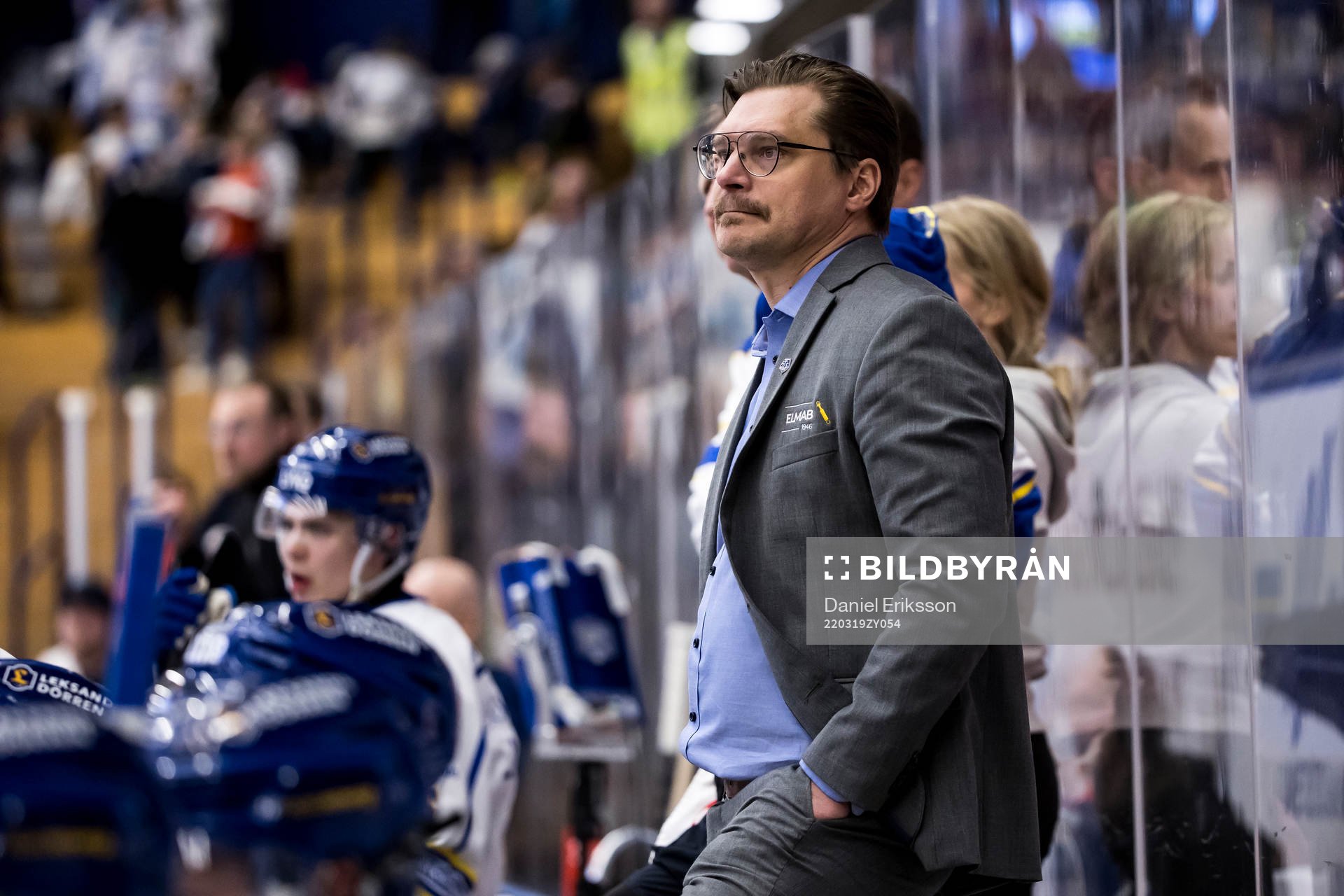 Leksands tränare Björn Hellkvist