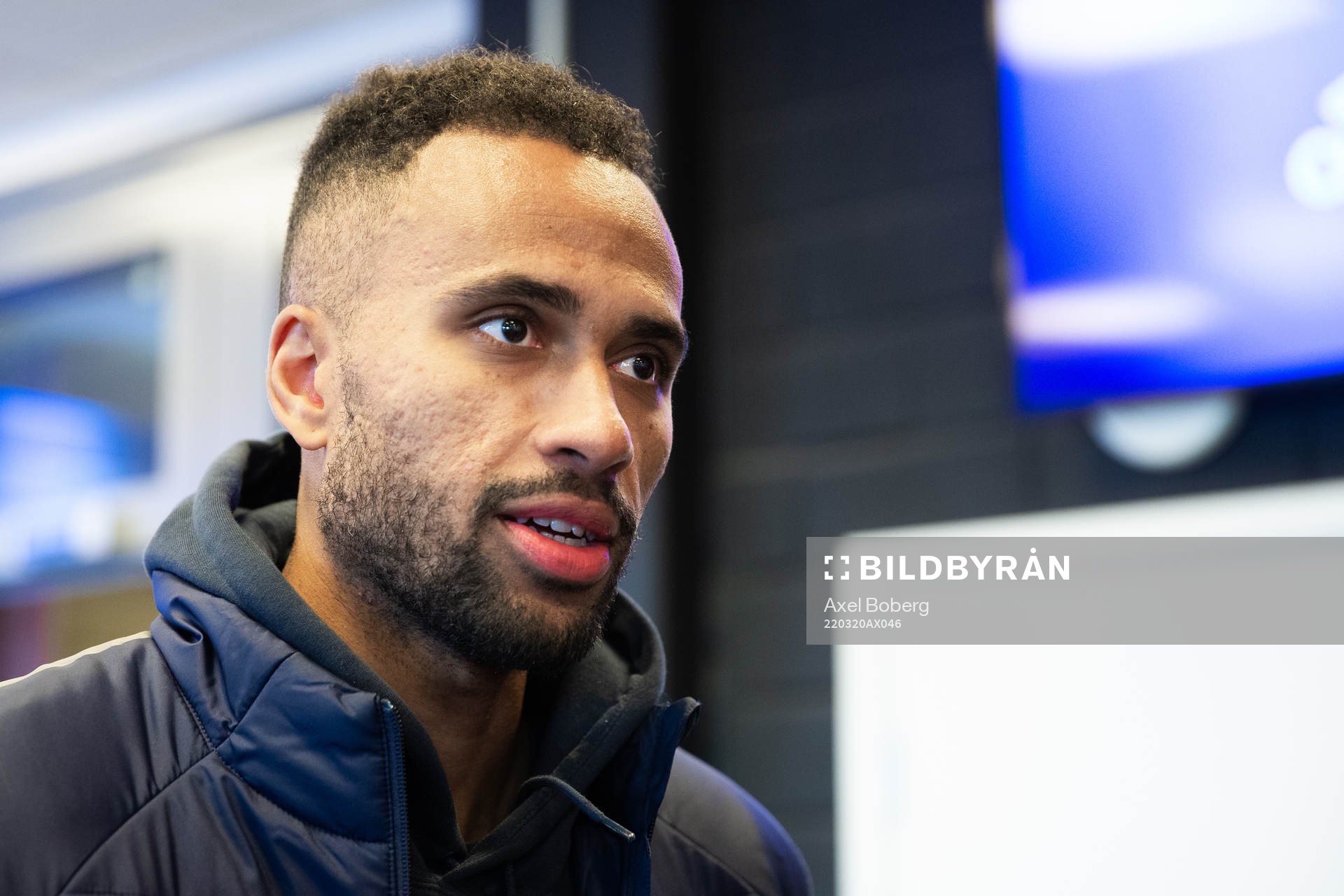 Malmö FFs Isaac Kiese Thelin i mixad zon