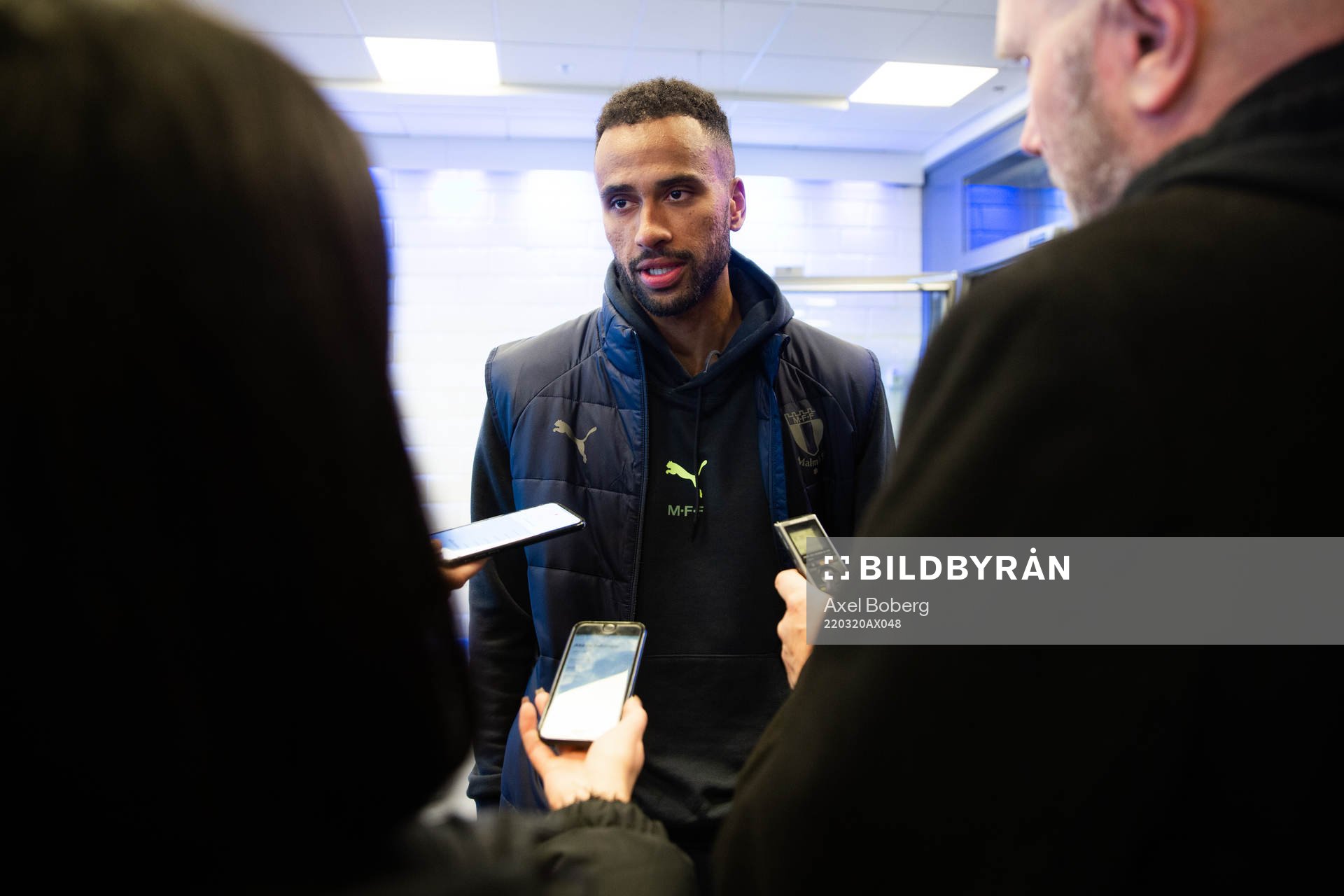Malmö FFs Isaac Kiese Thelin i mixad zon