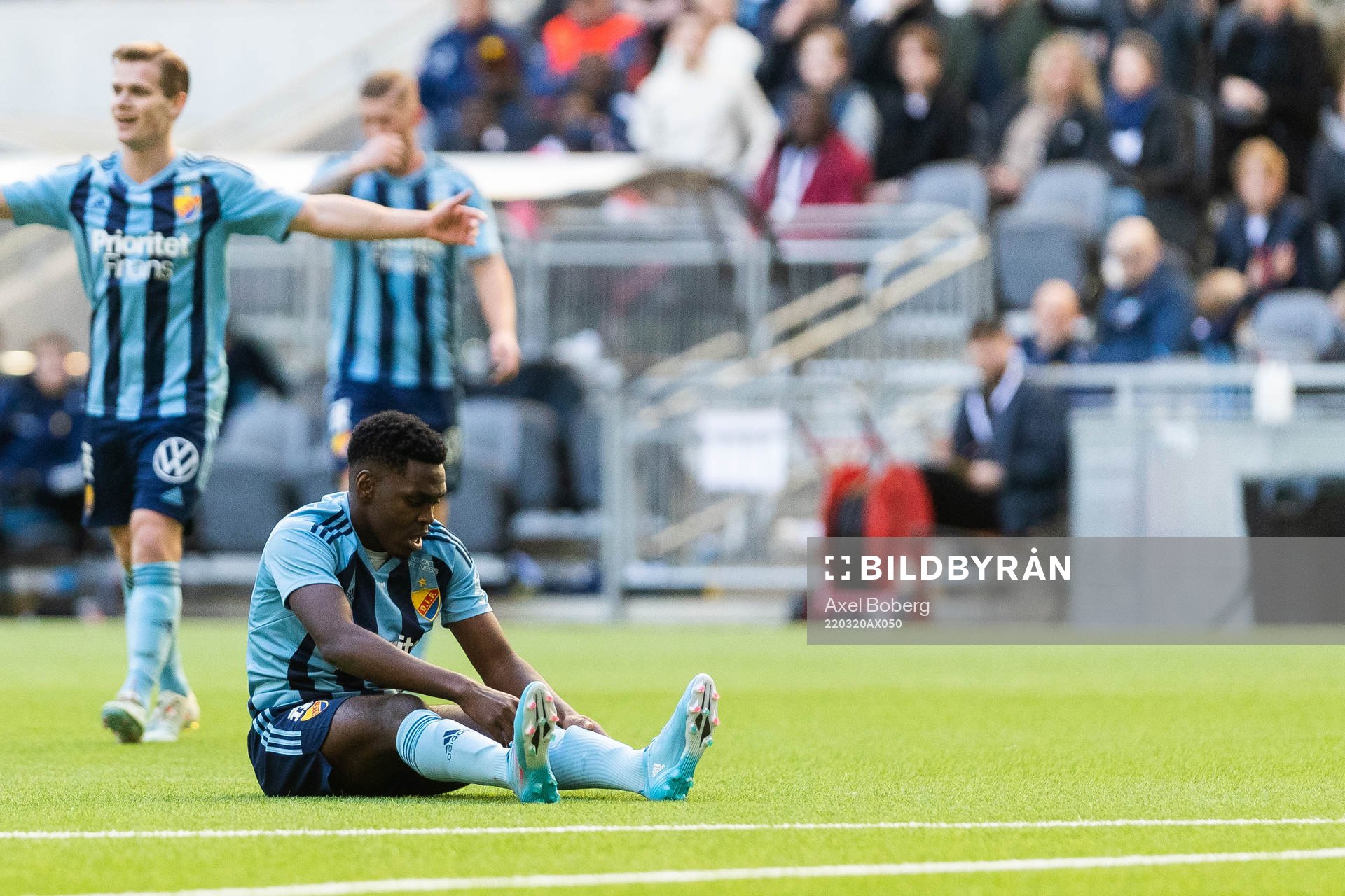 Djurgårdens Emmanuel Banda deppar