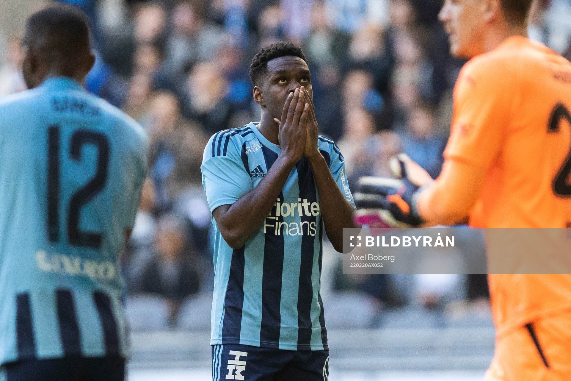 Djurgårdens Emmanuel Banda deppar